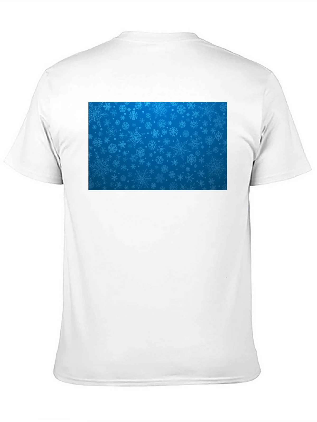 Snowflake Pattern T-Shirt - Festive Holiday Style