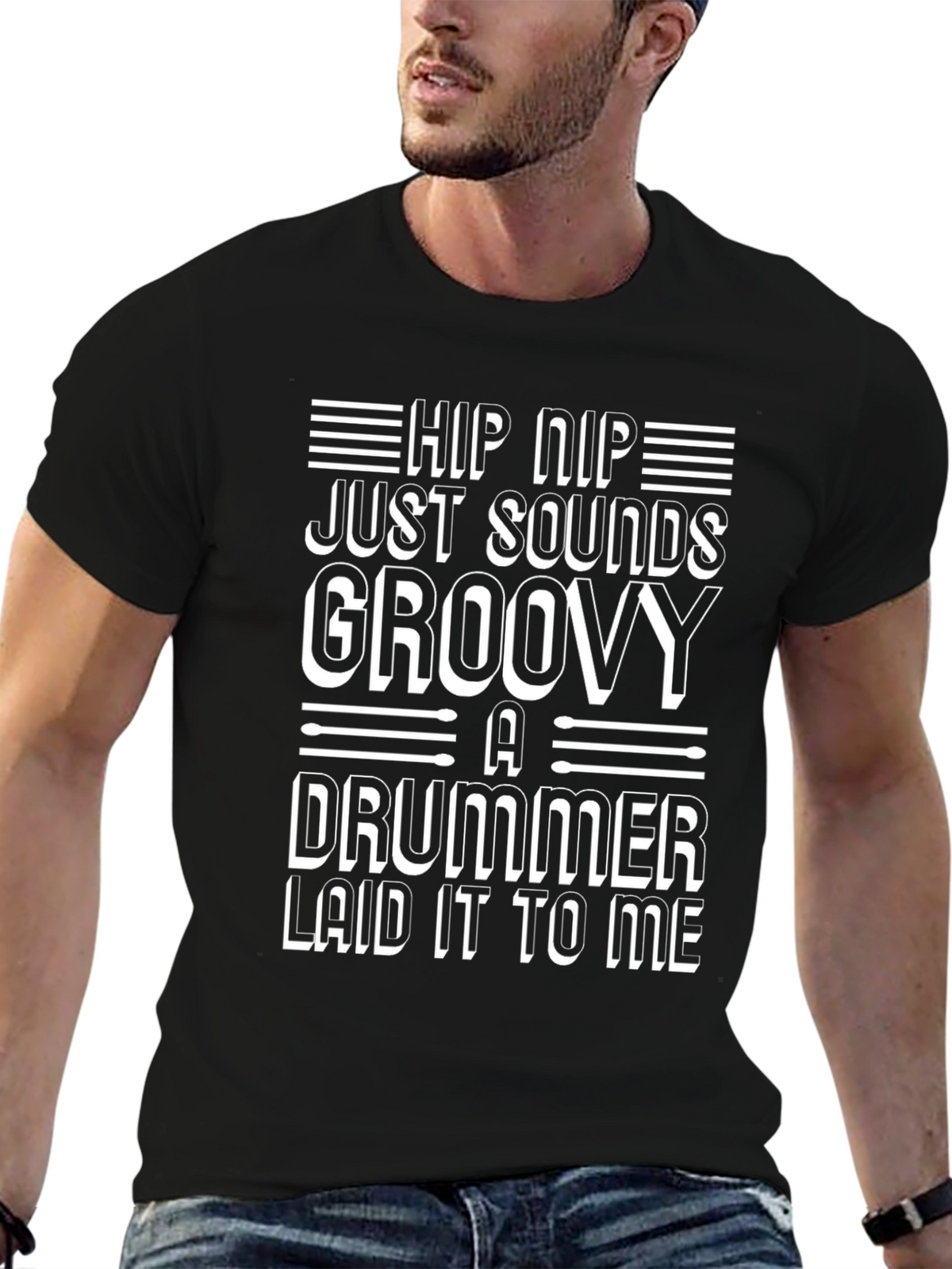 Hip Hip Groovy Drummer Tee