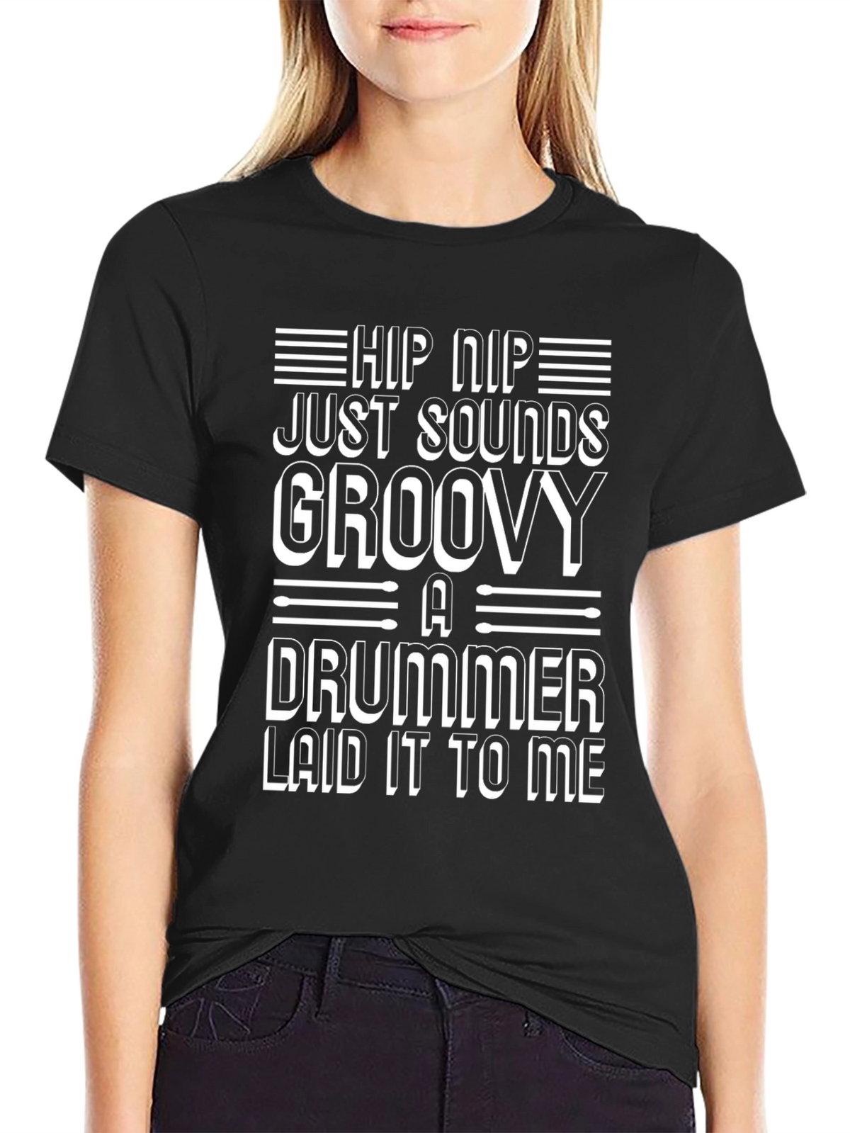 Hip Hip Groovy Drummer Tee