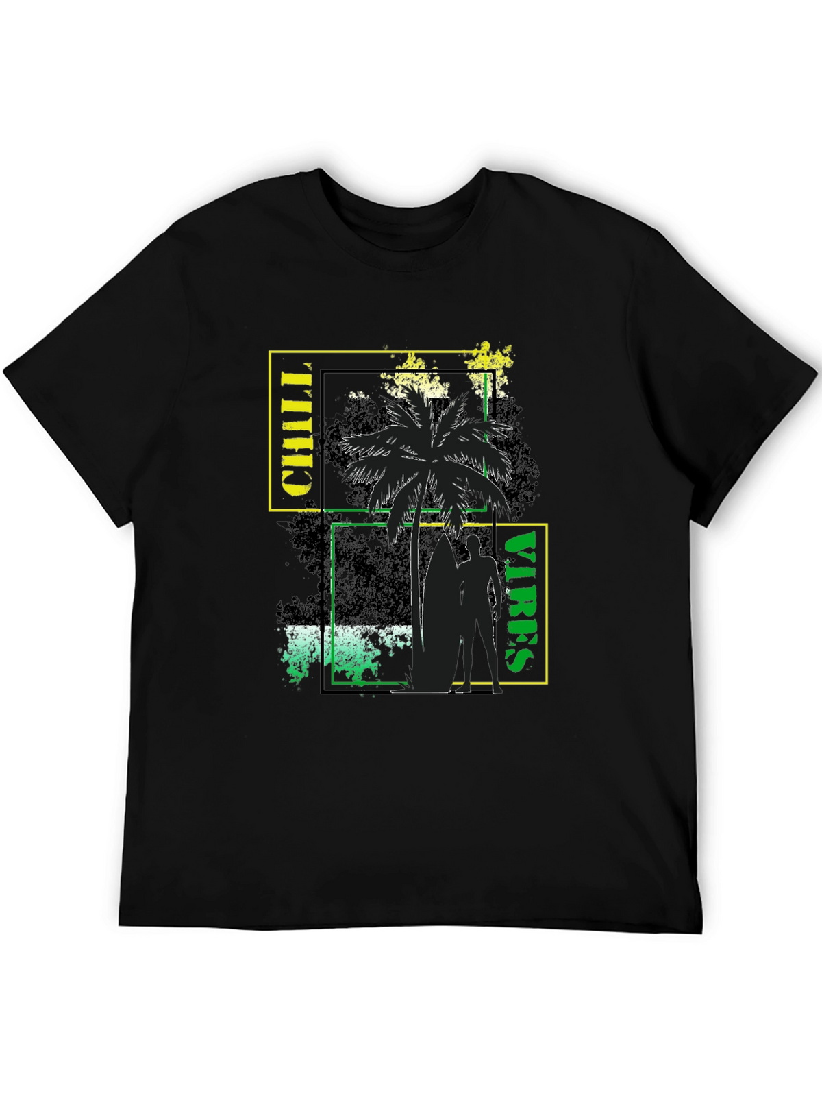 Chill Vibes Graphic Print T-Shirt - Casual Comfort