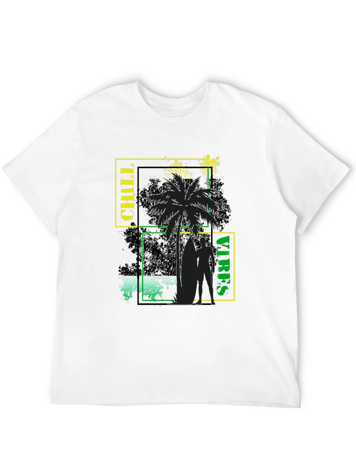 Chill Vibes Graphic Print T-Shirt - Casual Comfort