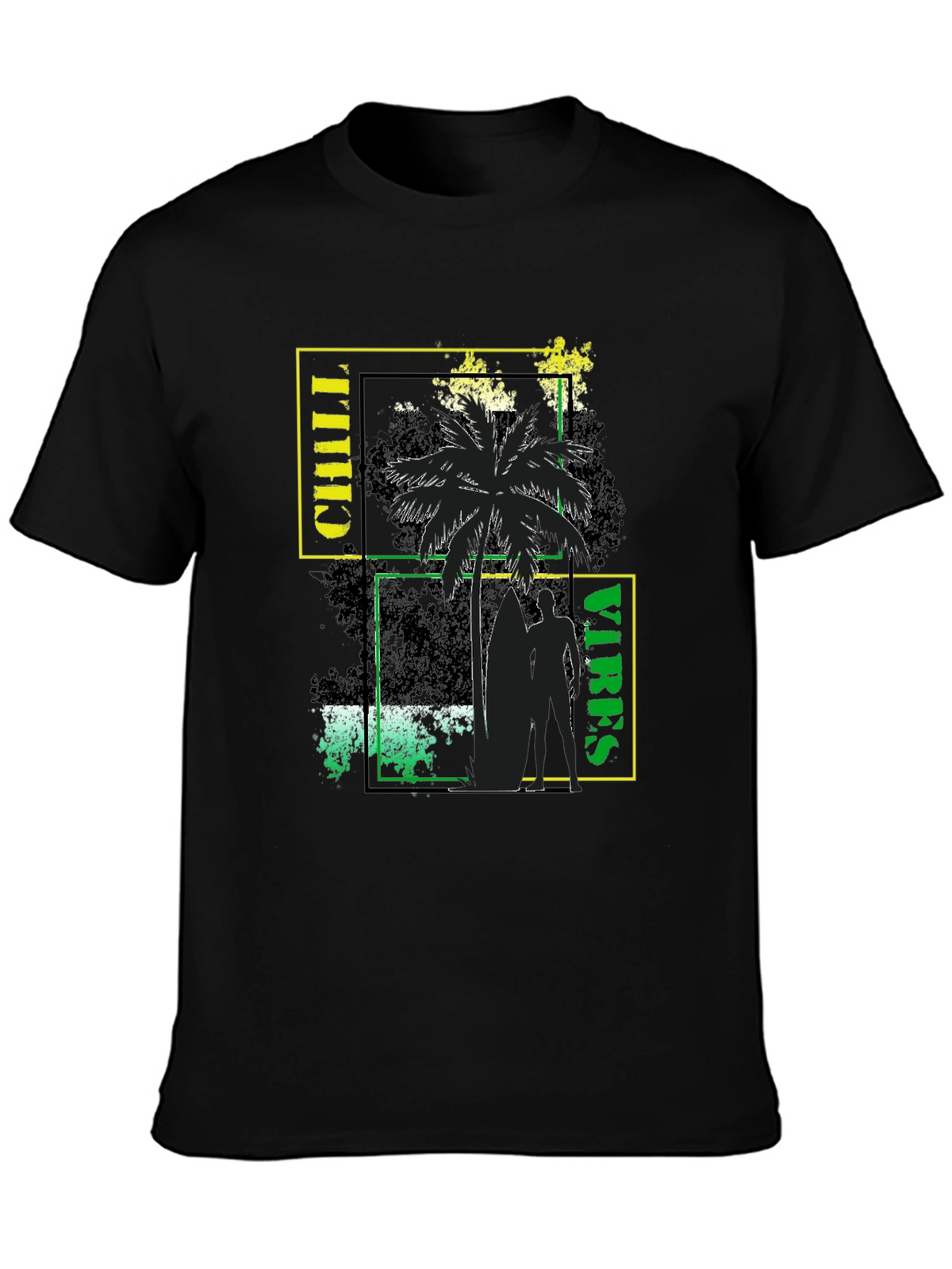 Chill Vibes Graphic Print T-Shirt - Casual Comfort