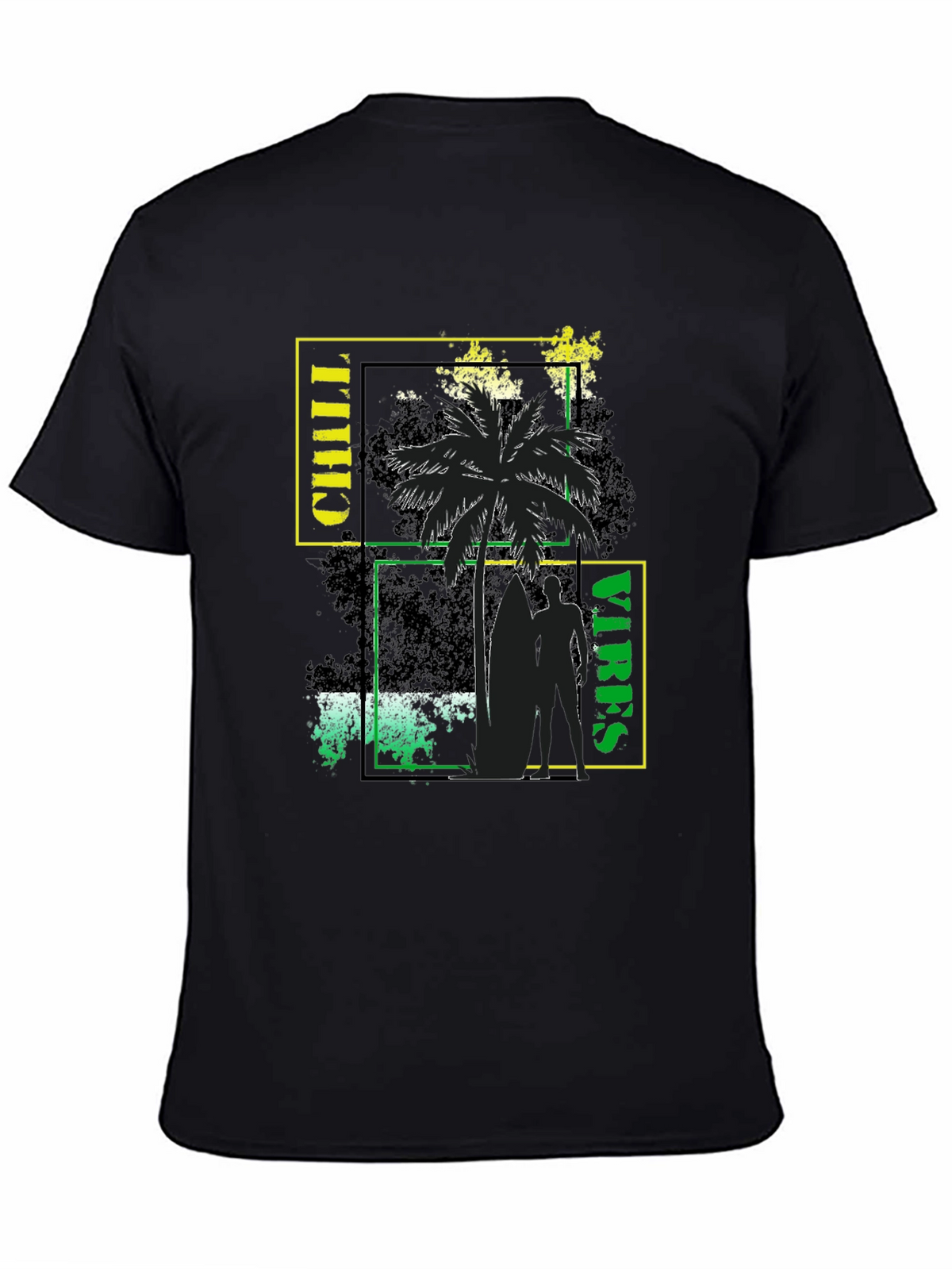 Chill Vibes Graphic Print T-Shirt - Casual Comfort