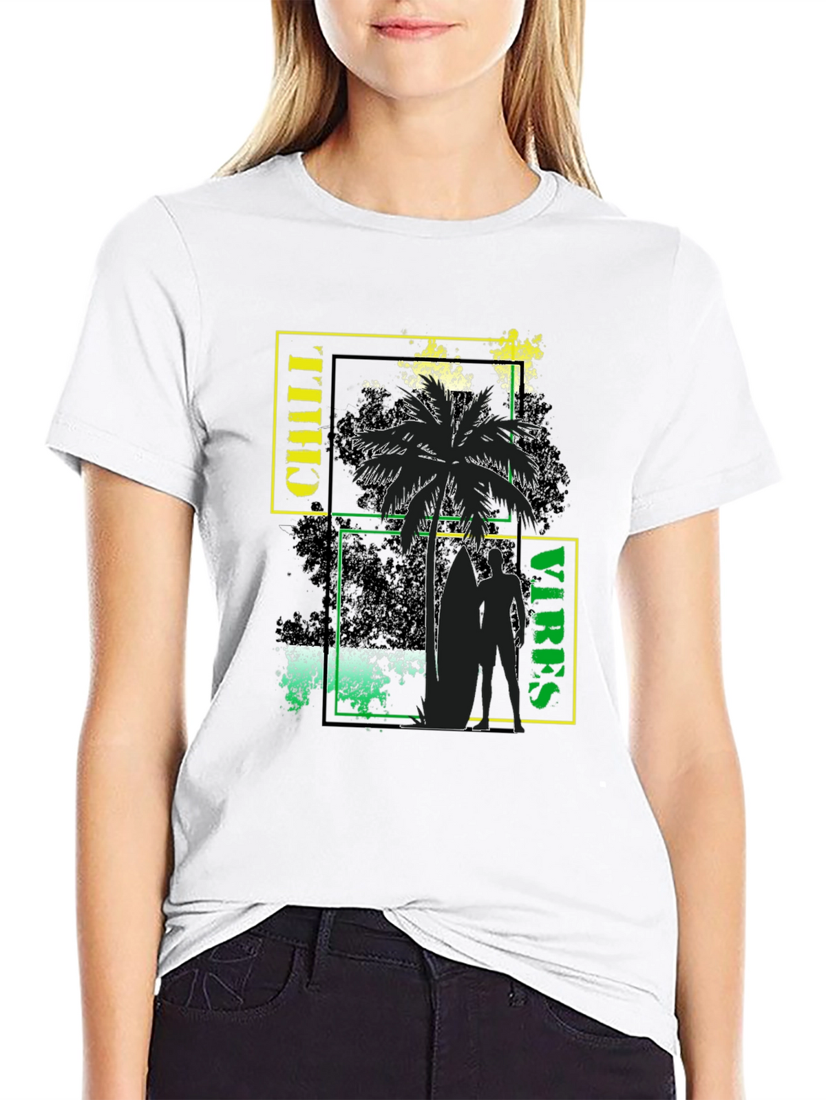 Chill Vibes Graphic Print T-Shirt - Casual Comfort