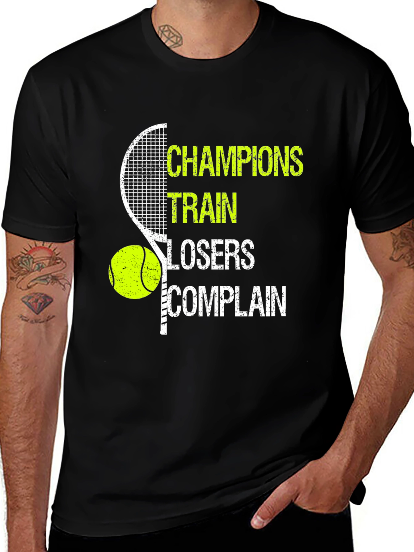Champions Train Tennis Graphic Tee