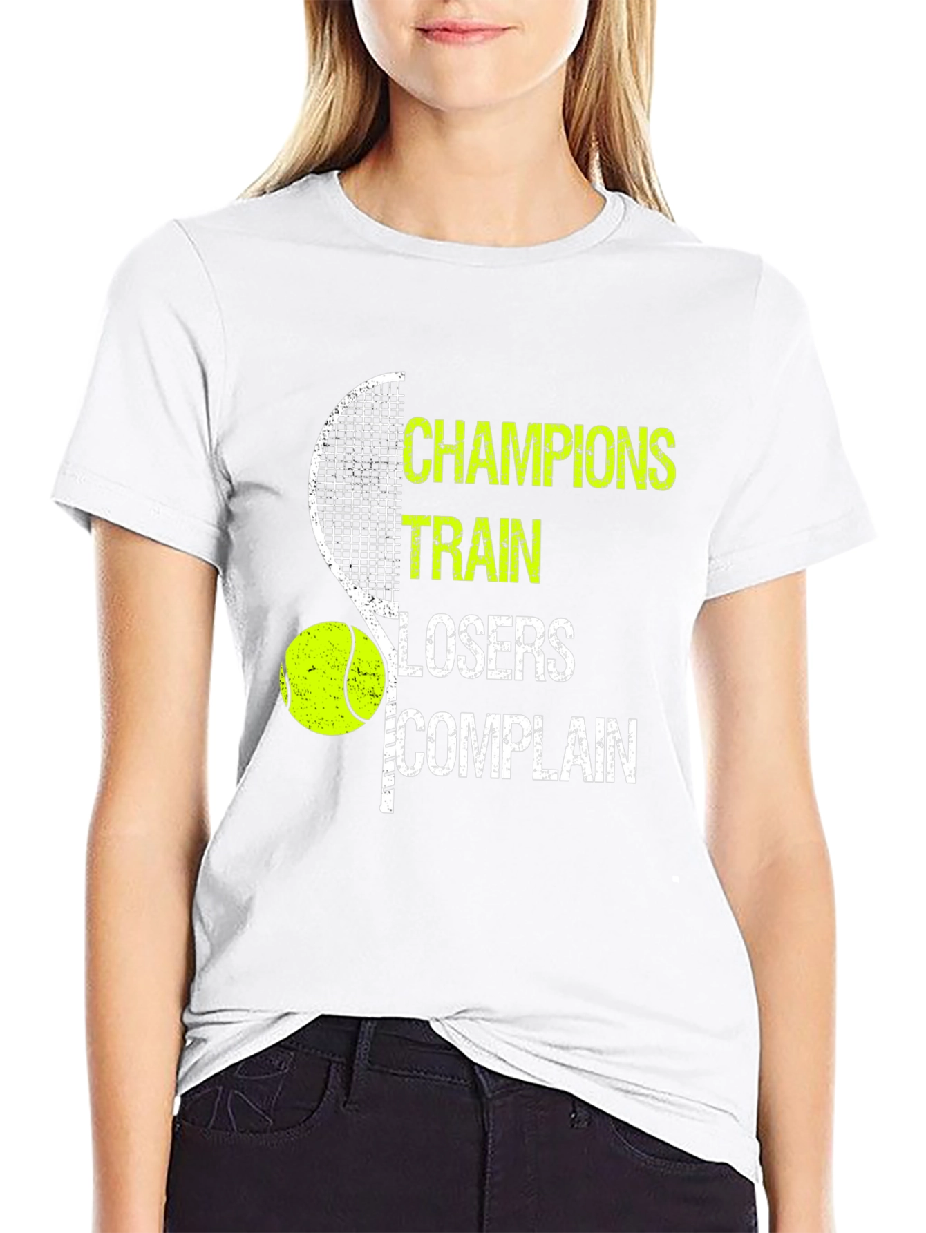 Champions Train Tennis Graphic Tee