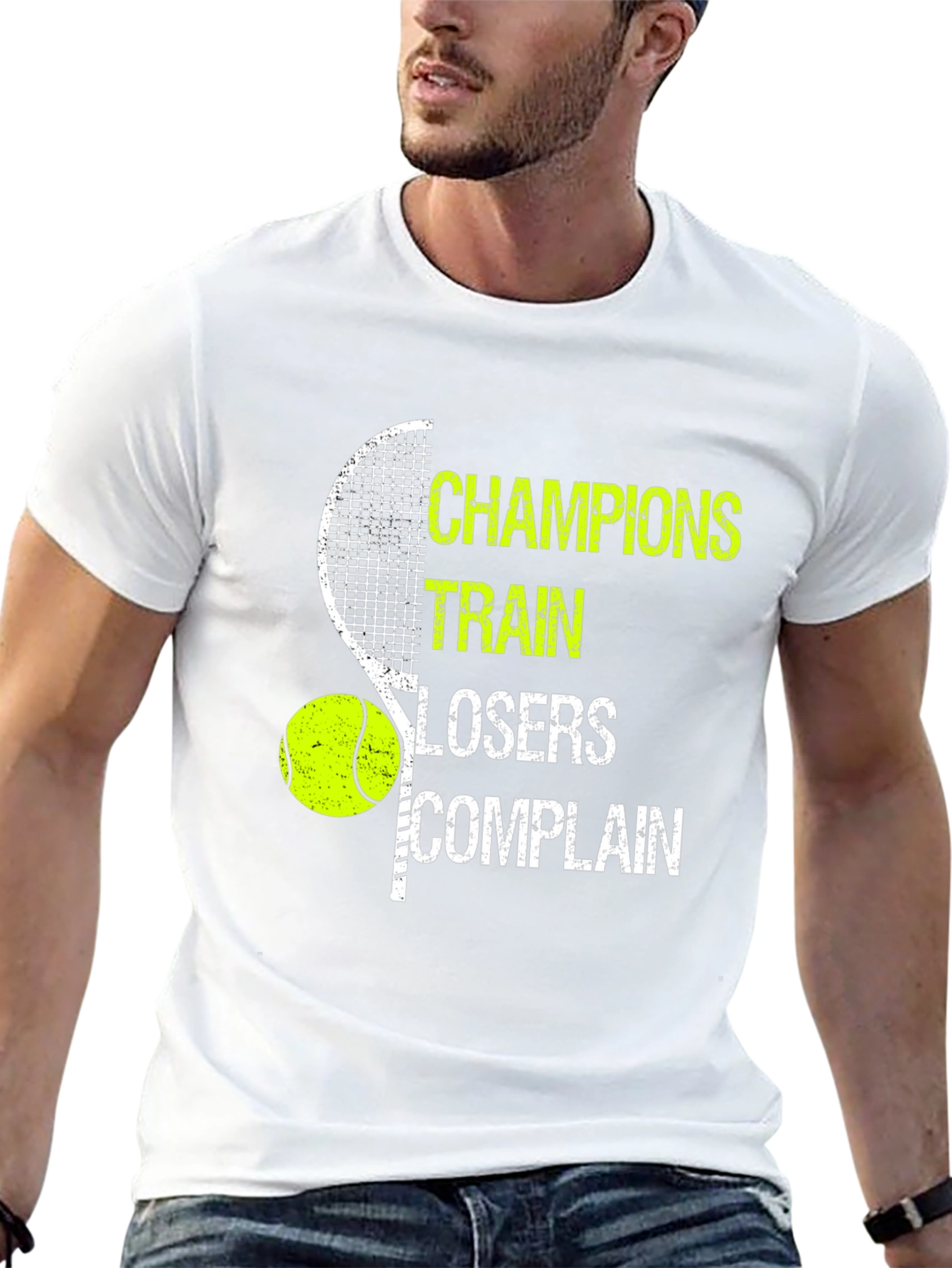 Champions Train Tennis Graphic Tee
