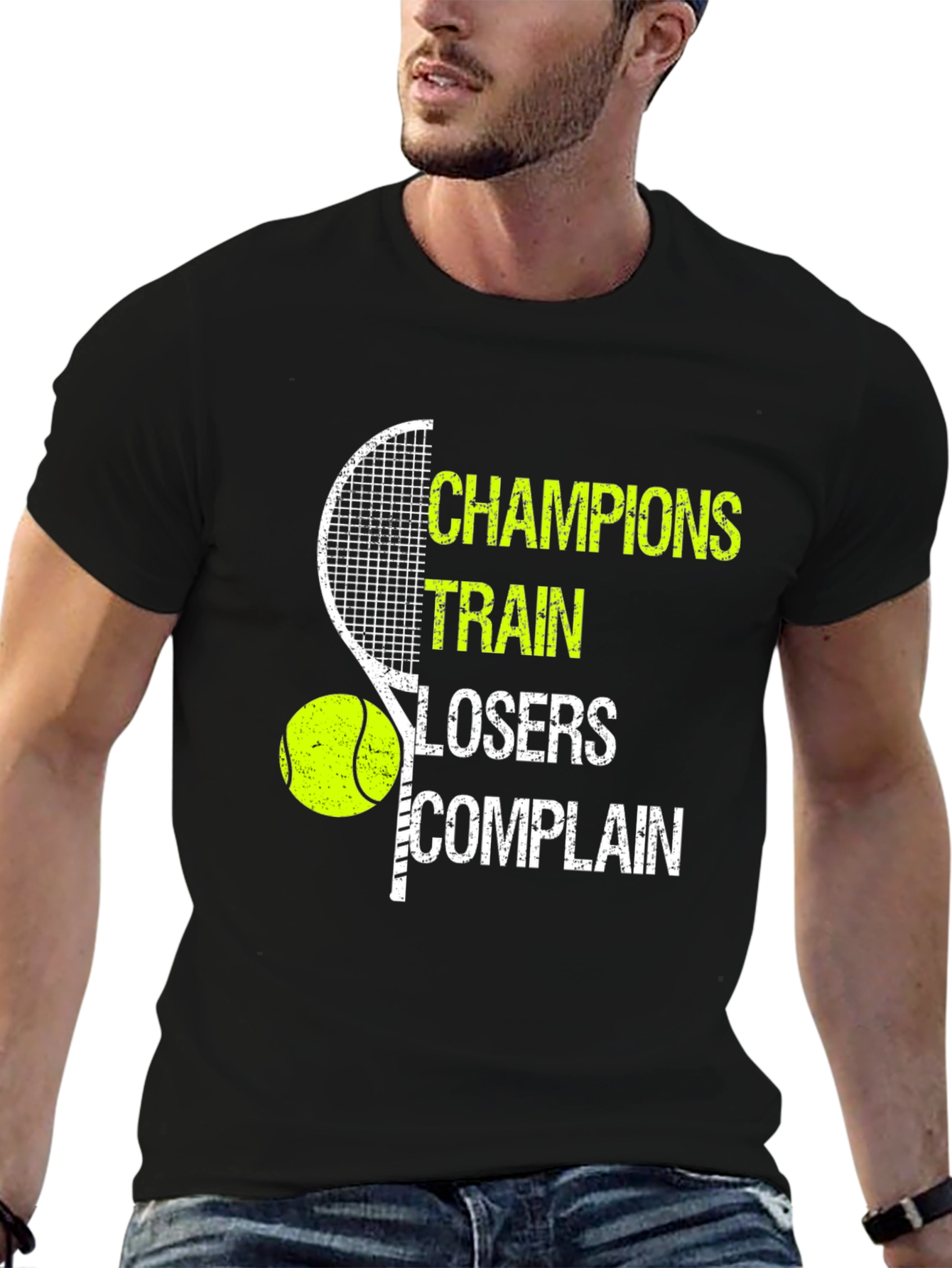 Champions Train Tennis Graphic Tee