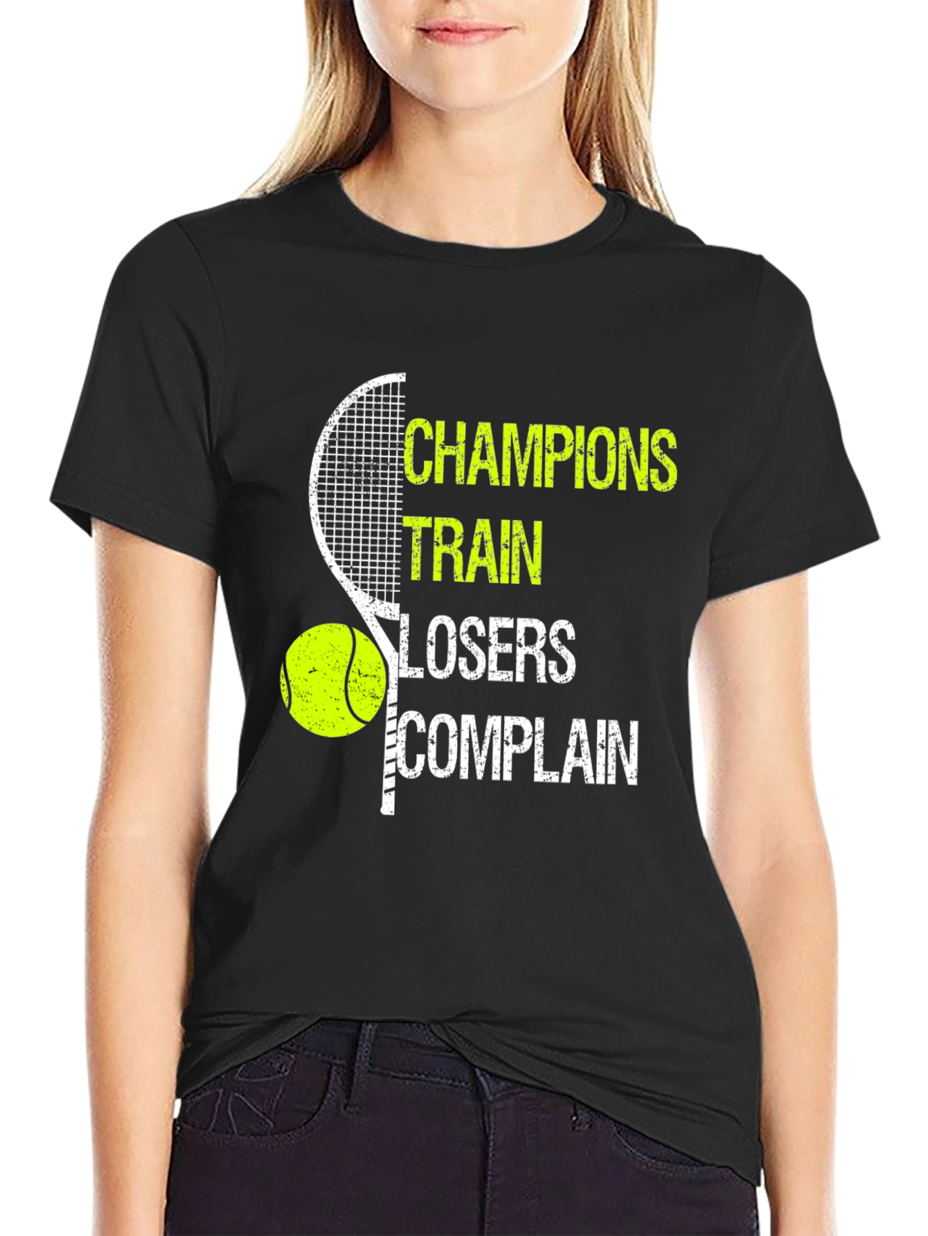 Champions Train Tennis Graphic Tee