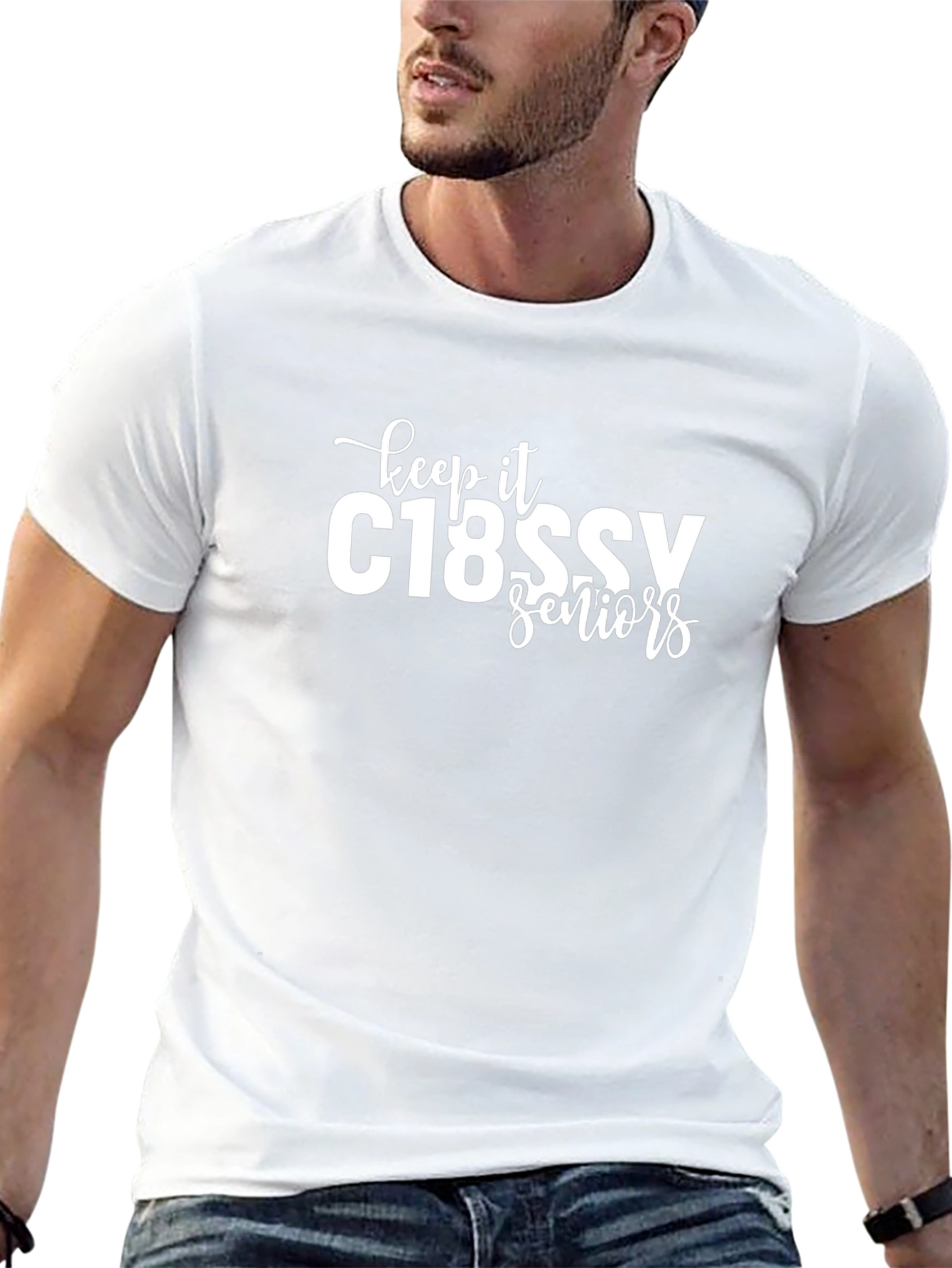 C18SSV Seniors T-Shirt - Black Crew Neck
