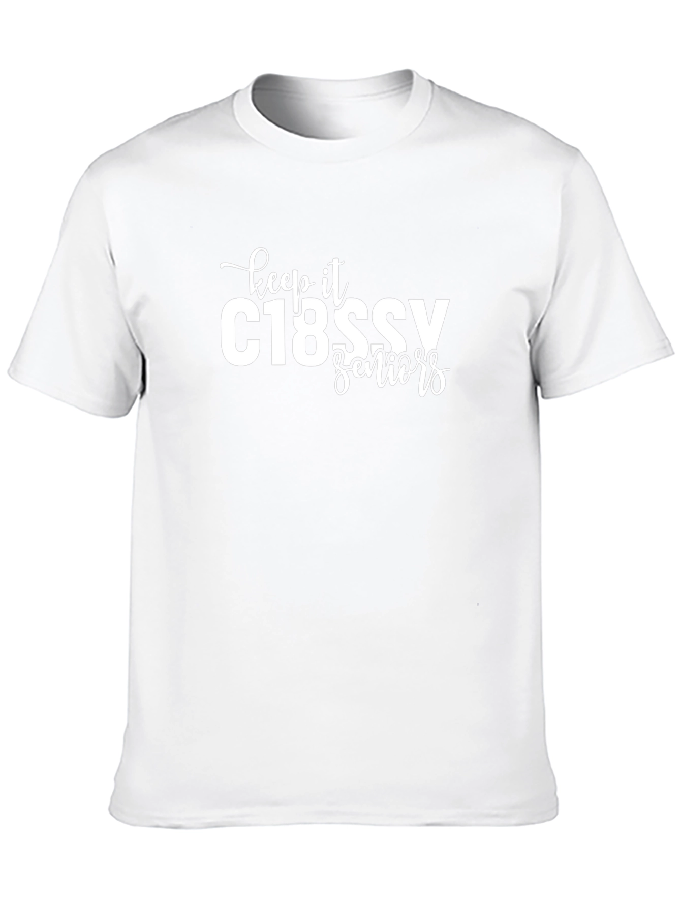 C18SSV Seniors T-Shirt - Black Crew Neck