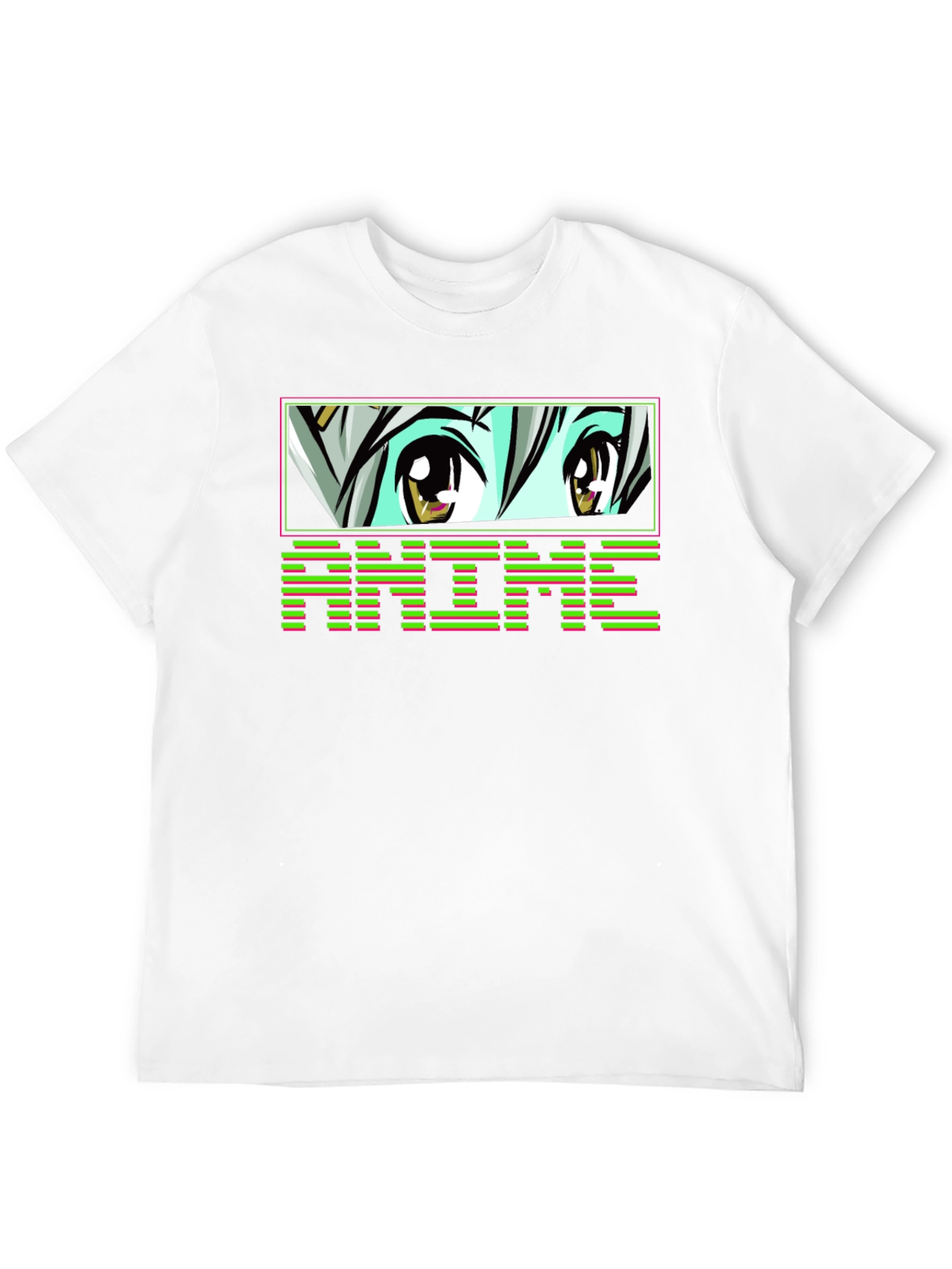 Anime Eyes Black T-Shirt