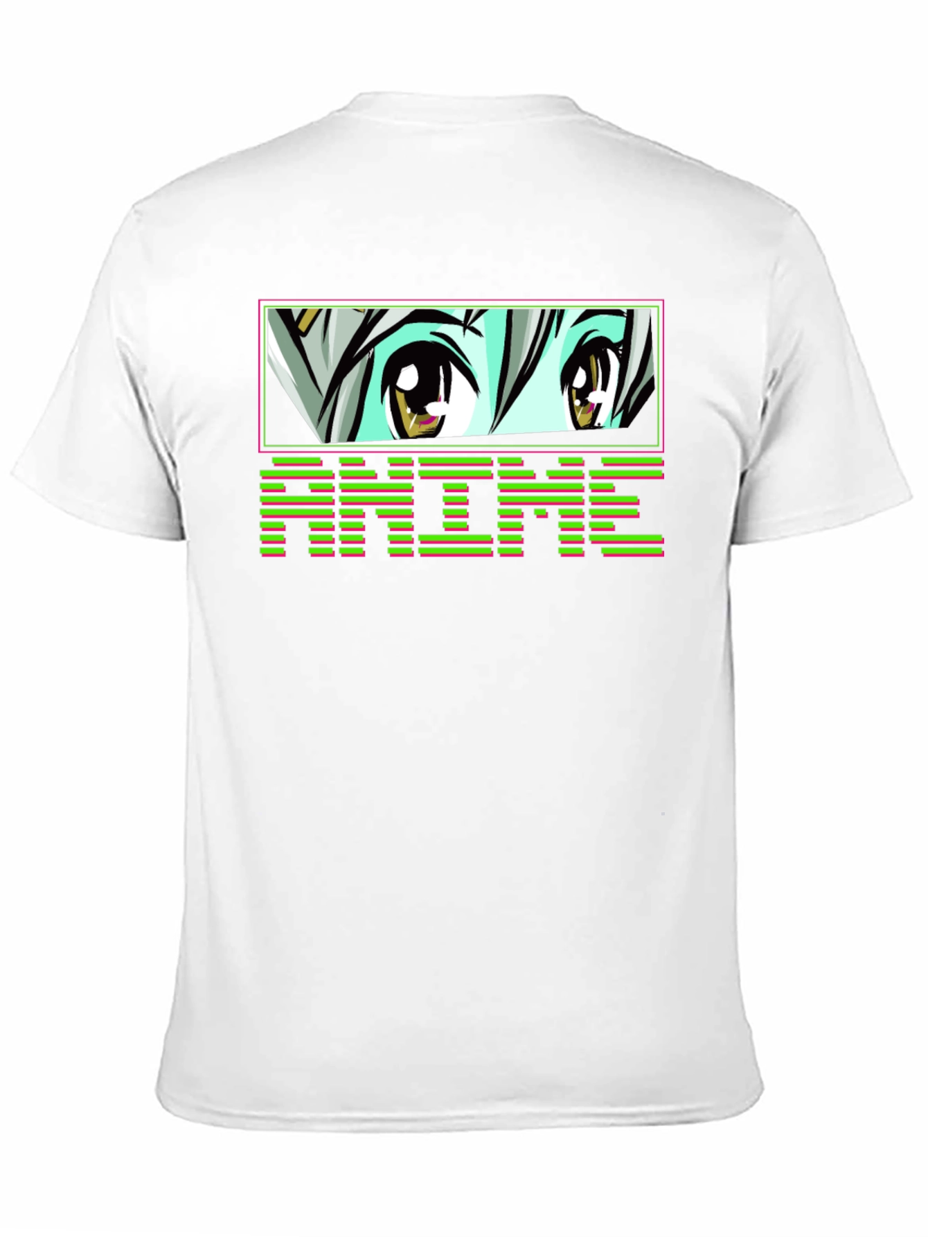Anime Eyes Black T-Shirt