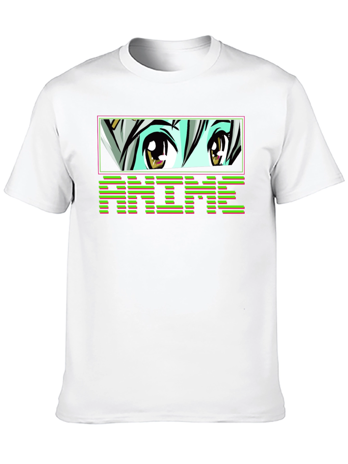 Anime Eyes Black T-Shirt