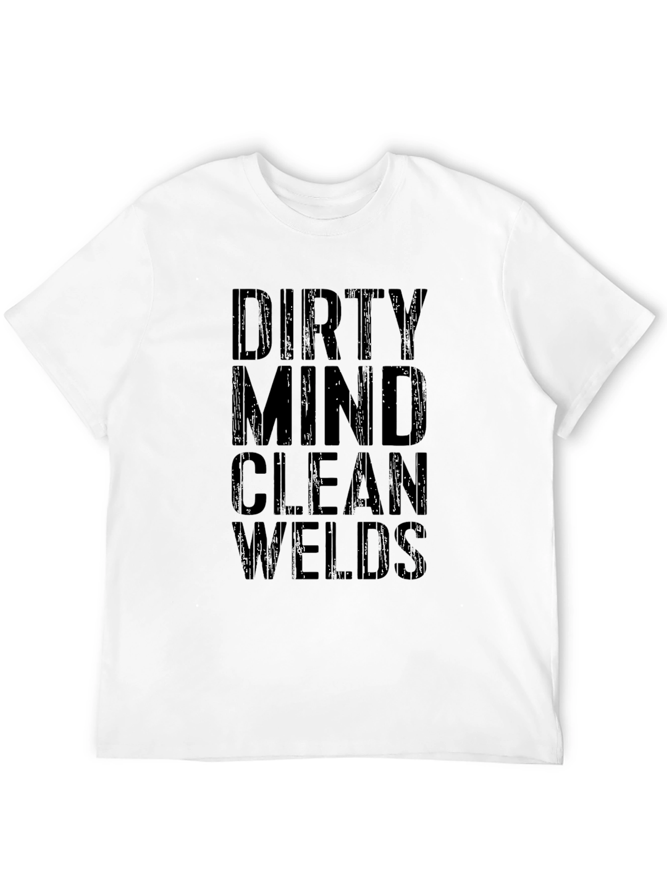 Dirty Mind Clean Welds Graphic T-Shirt - Black