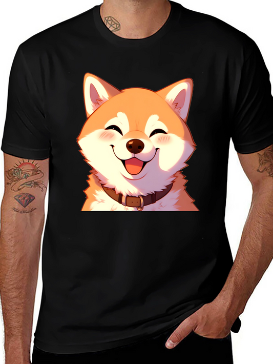 Shiba Inu T-Shirt - Dog Cartoon Graphic Tee
