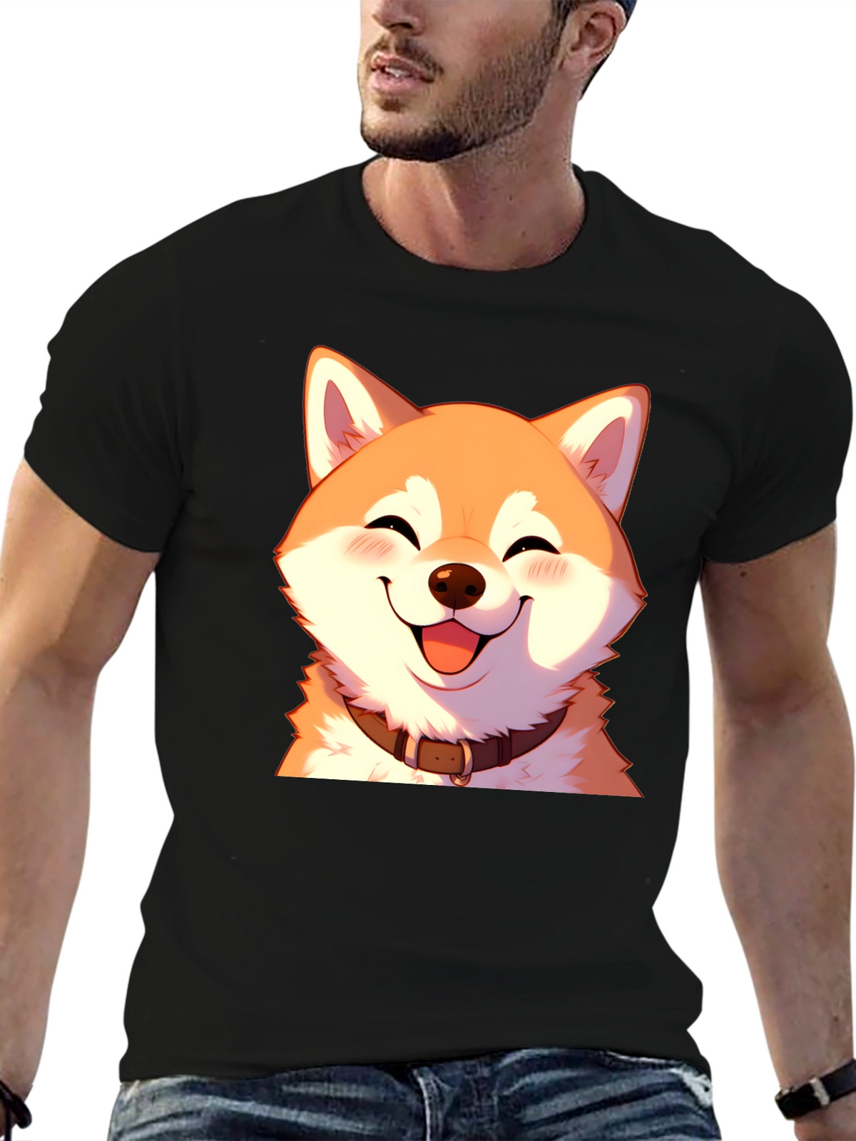 Shiba Inu T-Shirt - Dog Cartoon Graphic Tee