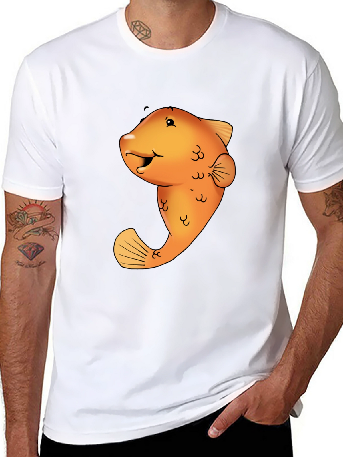 Funny Fish Graphic Tee