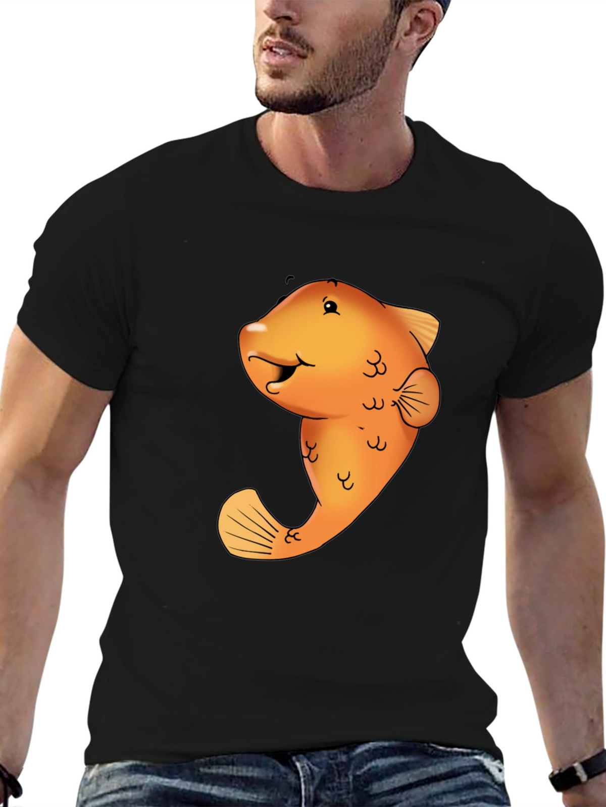 Funny Fish Graphic Tee