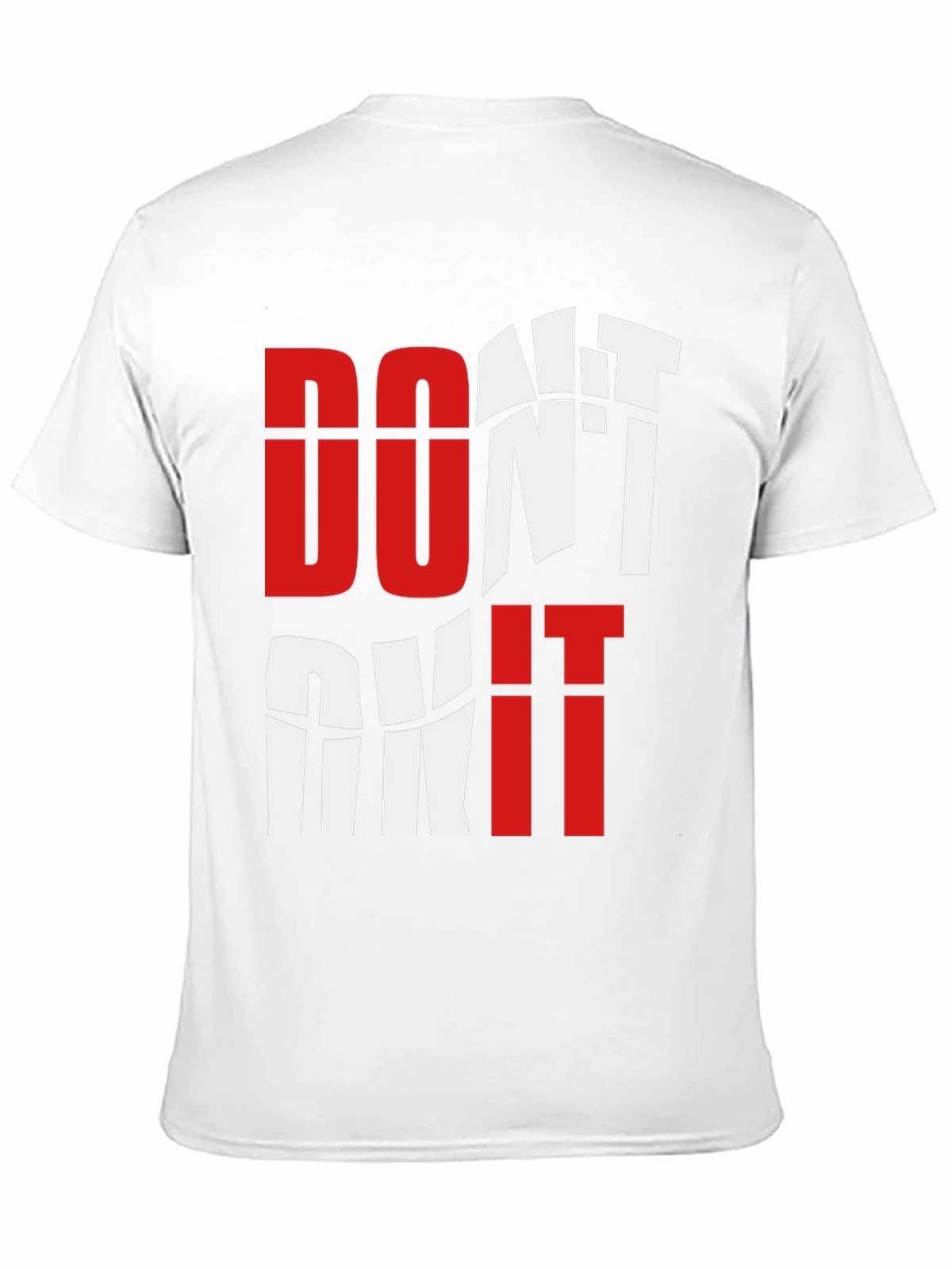 Motivational Graphic Tee - Dont Quit Black T-Shirt