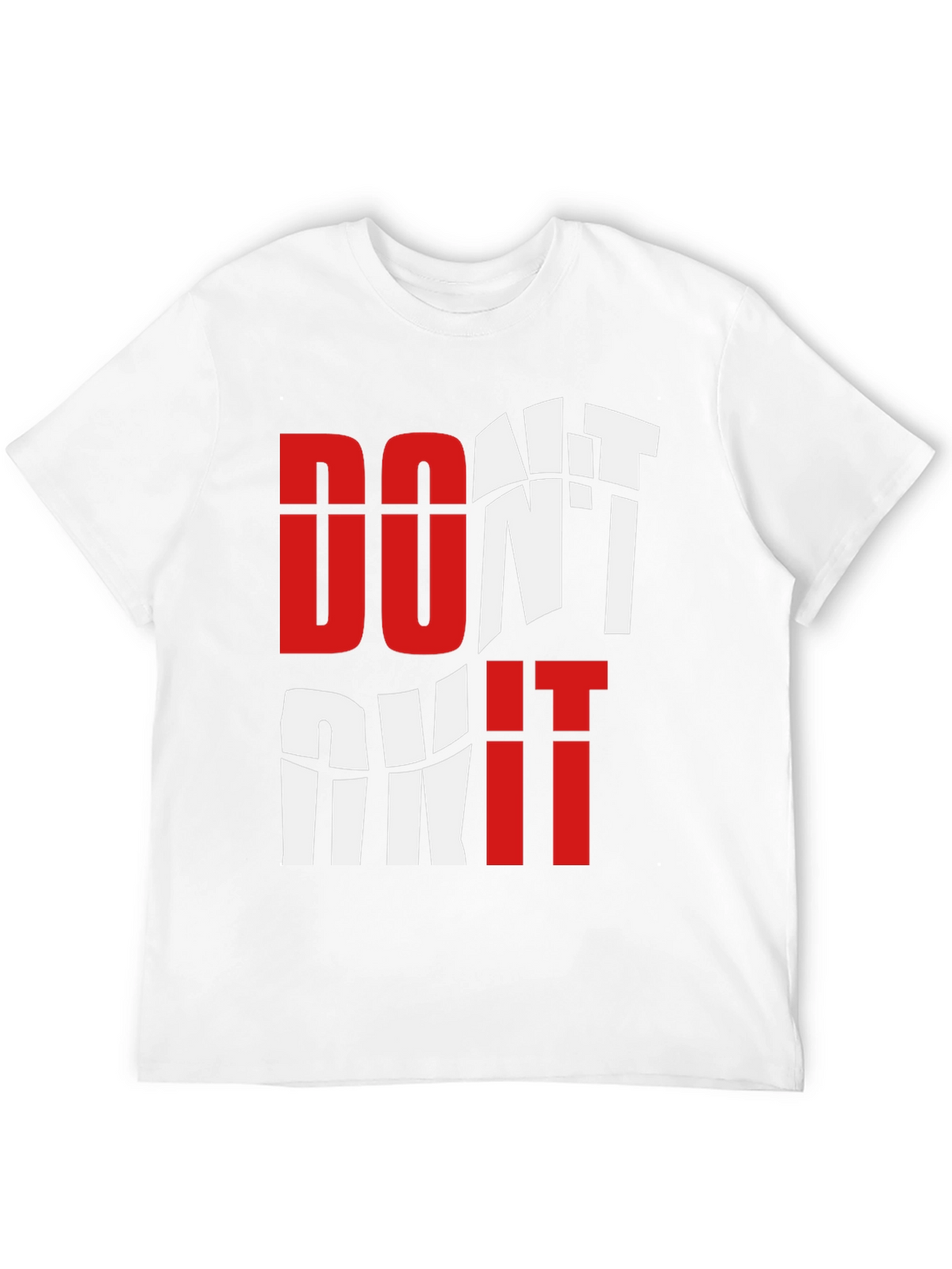 Motivational Graphic Tee - Dont Quit Black T-Shirt
