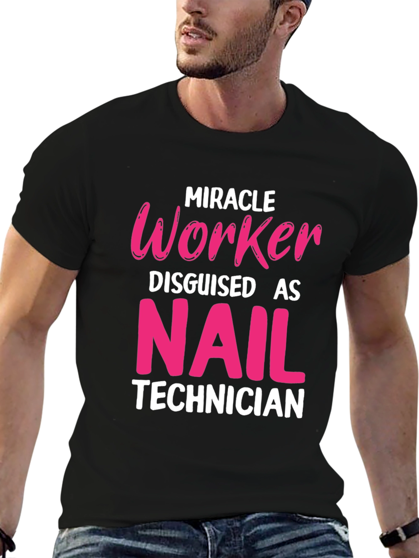 Miracle Worker Nail Technician T-Shirt