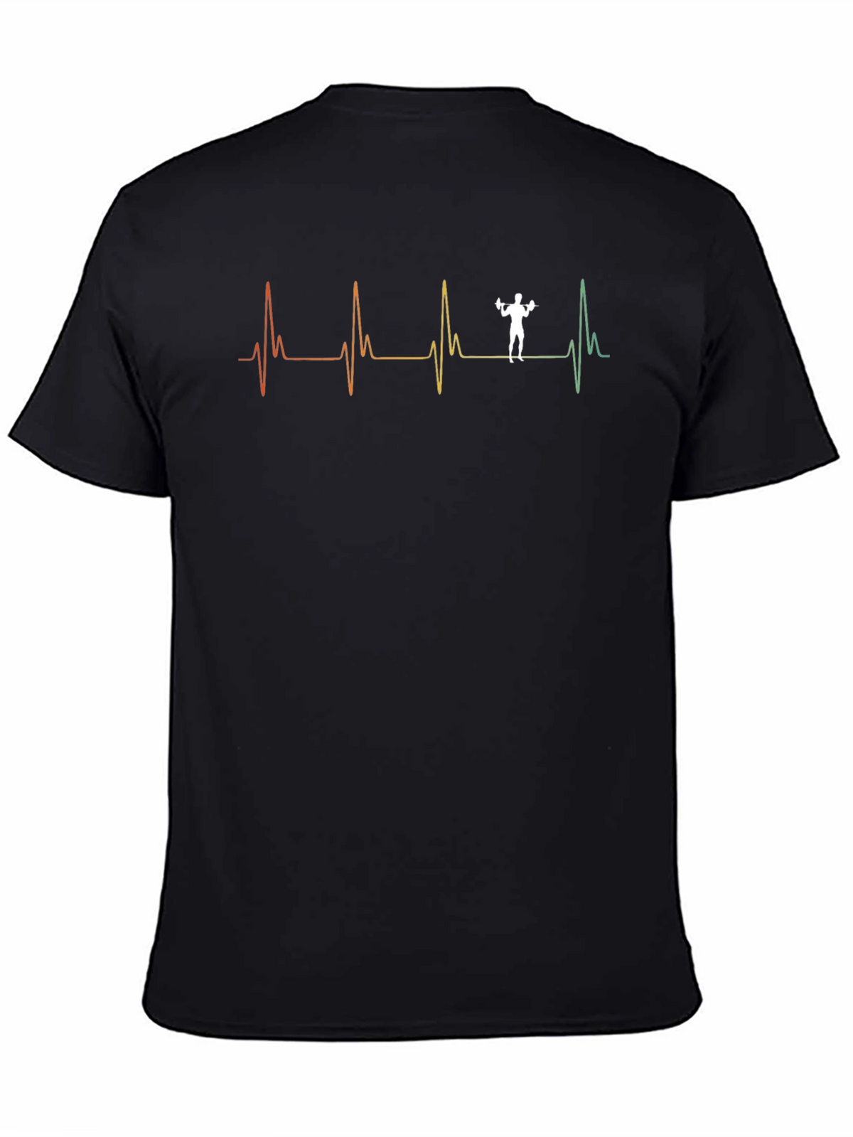 Weightlifting Heartbeat Graphic Tee
