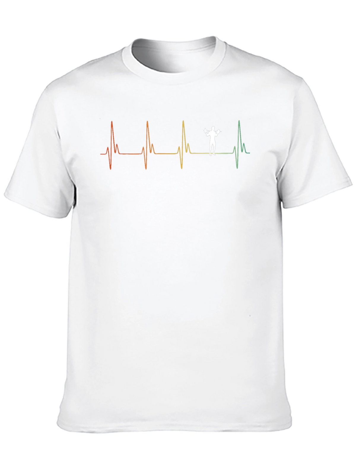 Weightlifting Heartbeat Graphic Tee