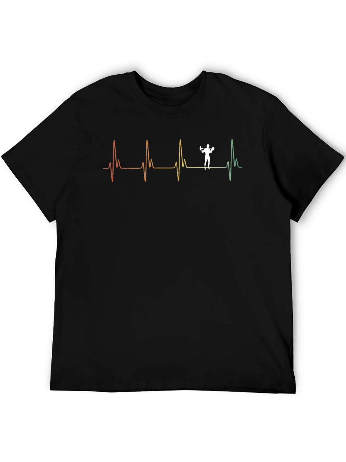 Weightlifting Heartbeat Graphic Tee
