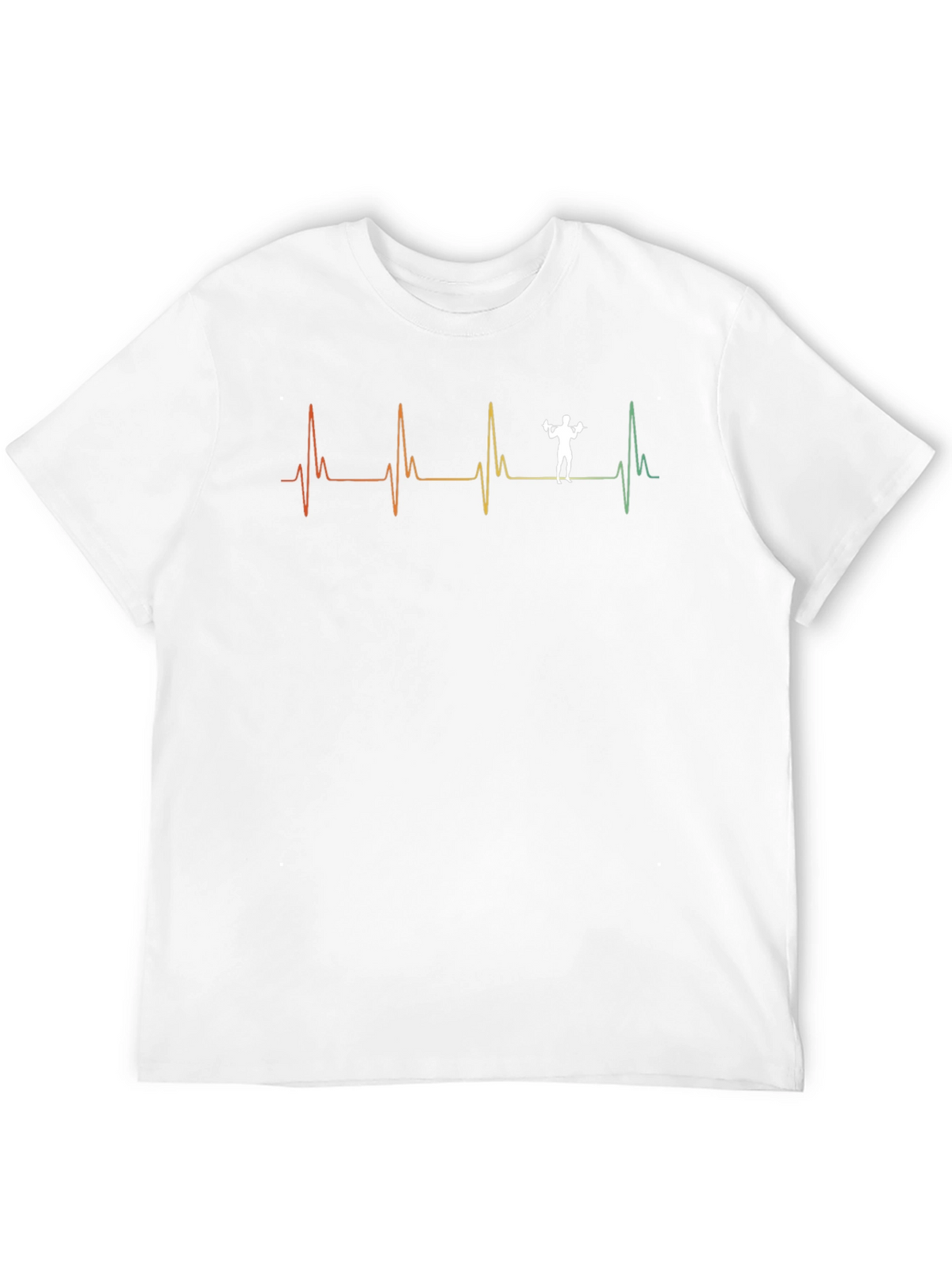 Weightlifting Heartbeat Graphic Tee