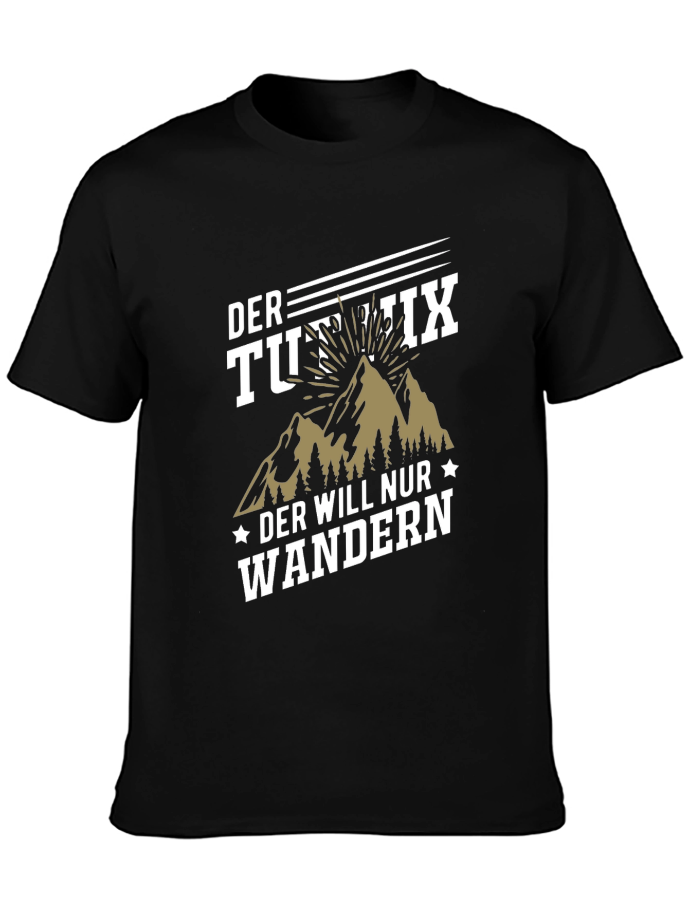 Der Tut Nix Wander T-Shirt Black