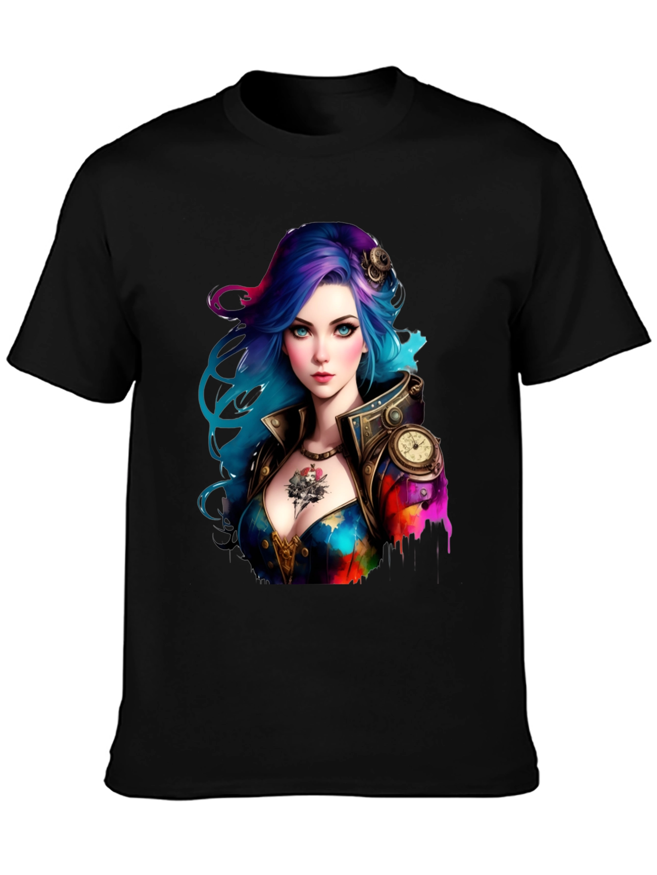 Steampunk Girl Graphic Tee