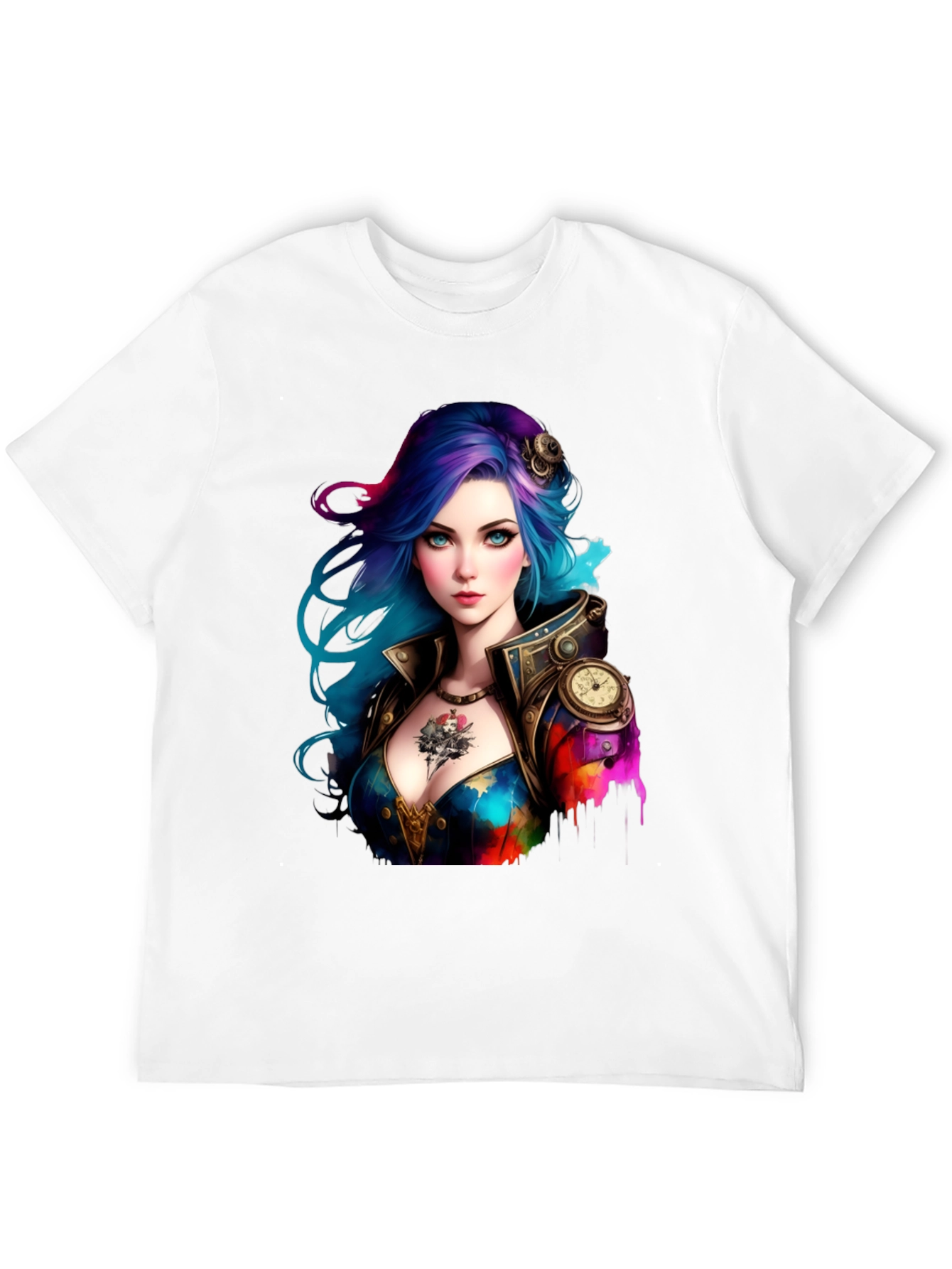 Steampunk Girl Graphic Tee