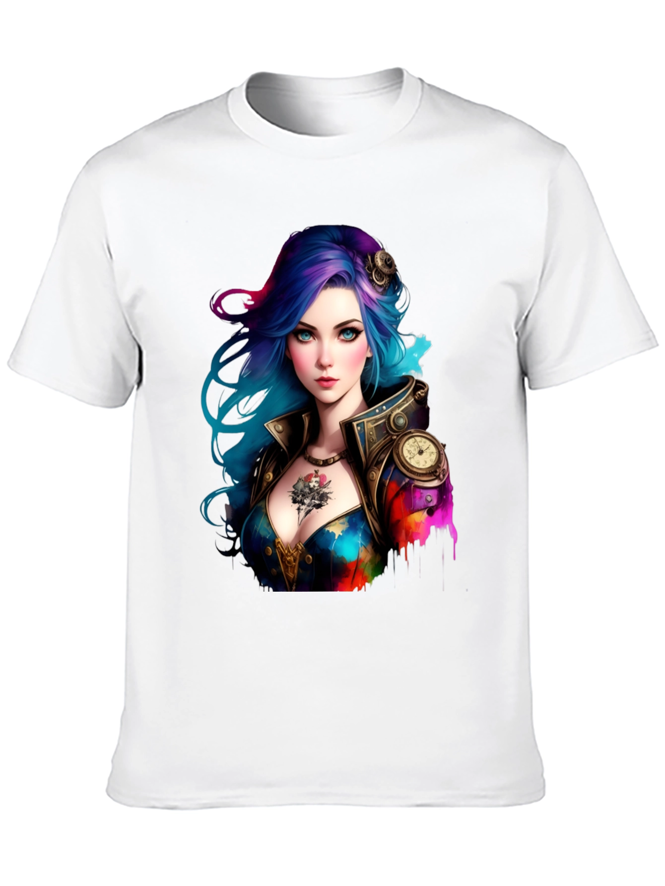 Steampunk Girl Graphic Tee