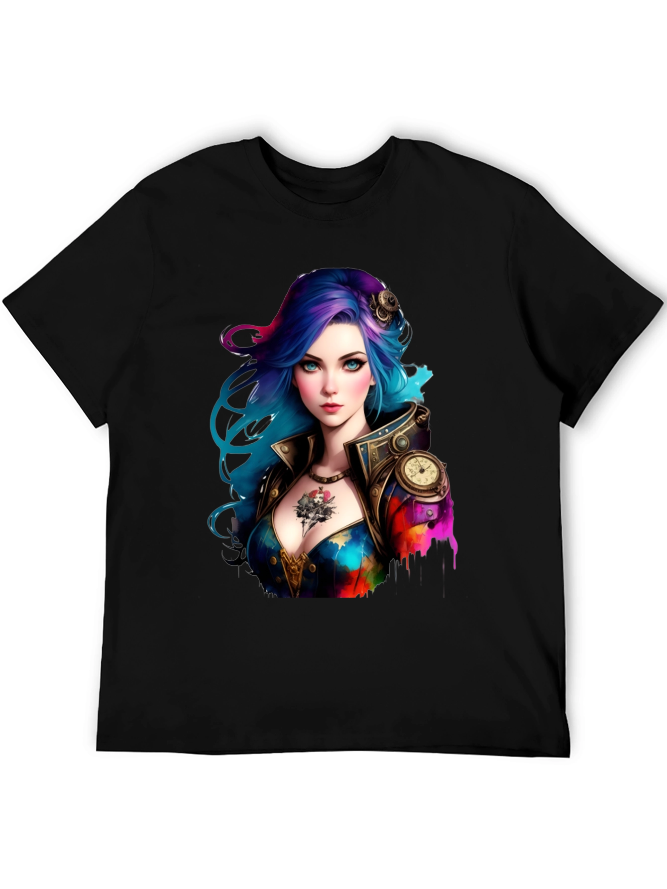 Steampunk Girl Graphic Tee