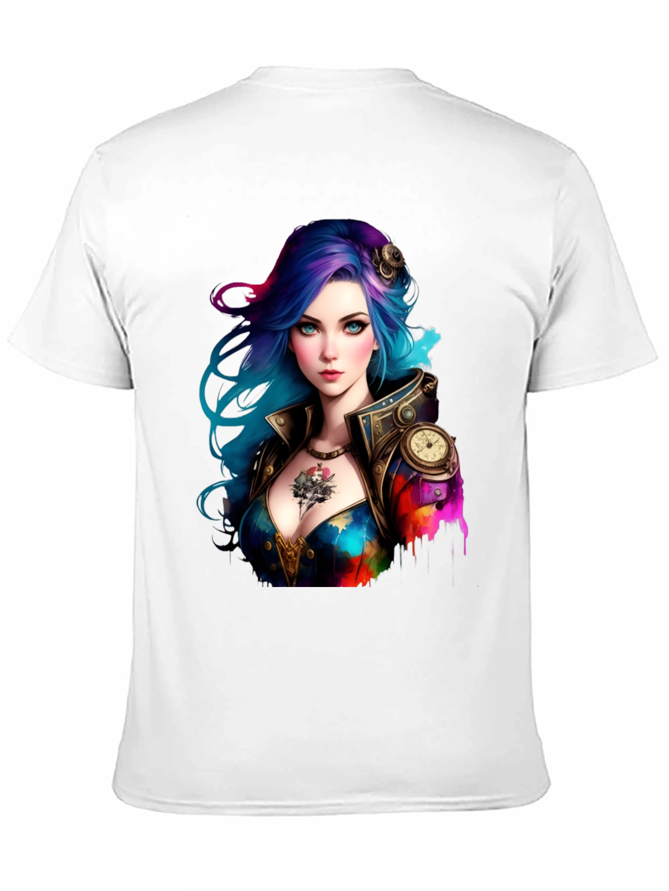 Steampunk Girl Graphic Tee