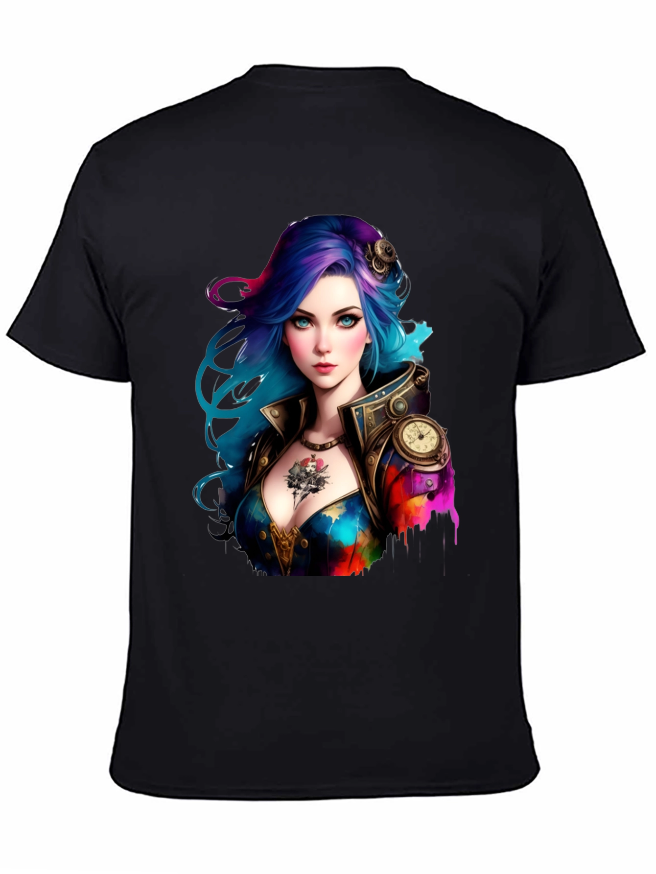 Steampunk Girl Graphic Tee