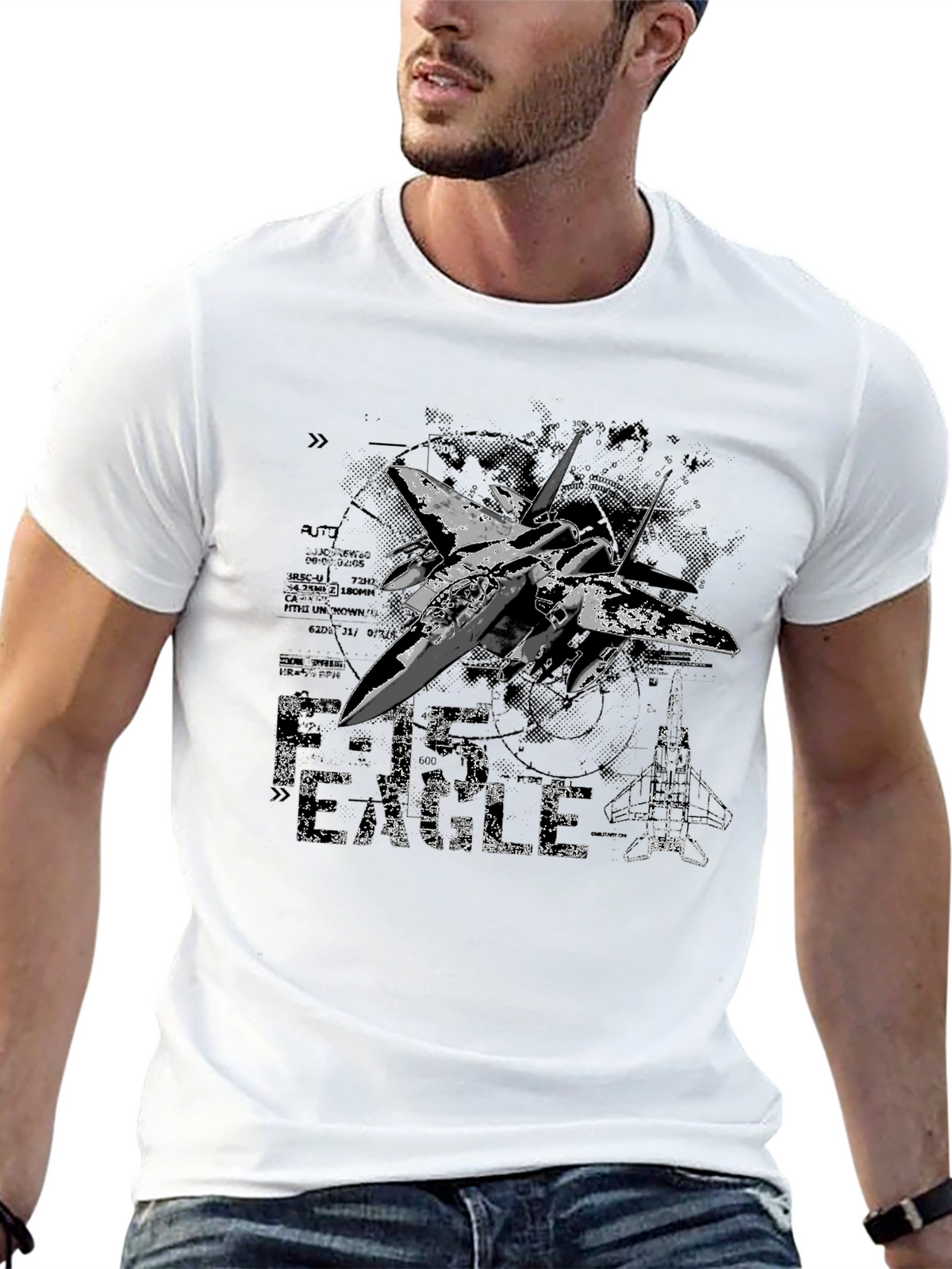 F-15 Eagle Jet Fighter Graphic T-Shirt