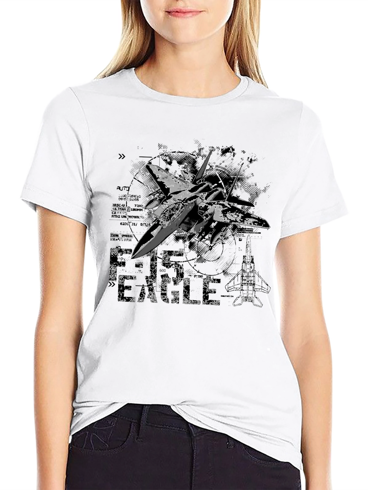 F-15 Eagle Jet Fighter Graphic T-Shirt