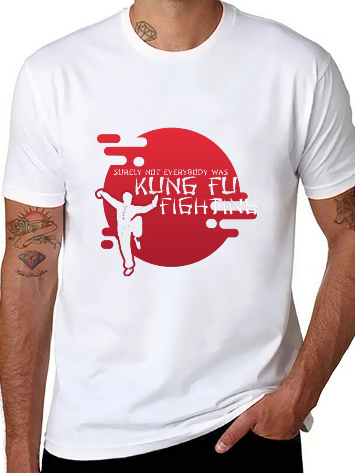 Kung Fu Fighting T-Shirt - Surely Not Everybody Was!