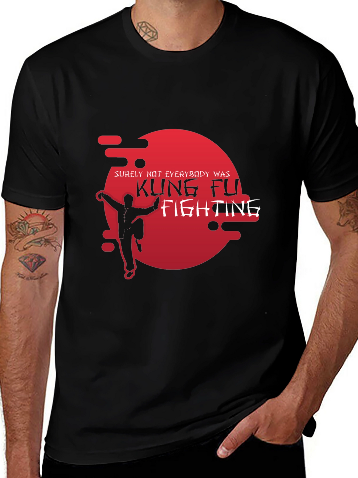 Kung Fu Fighting T-Shirt - Surely Not Everybody Was!