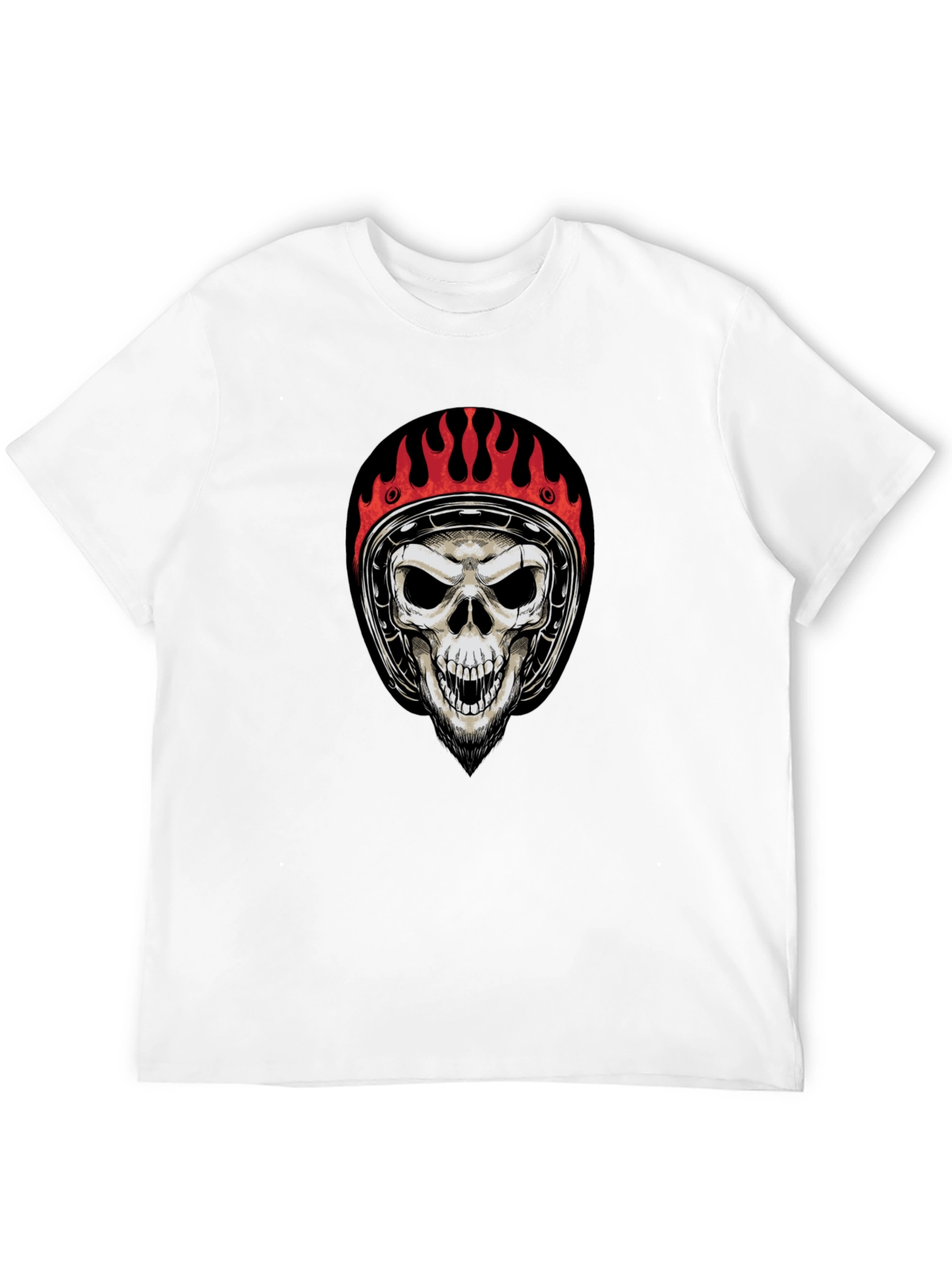 Skull Rider Graphic Tee - Black