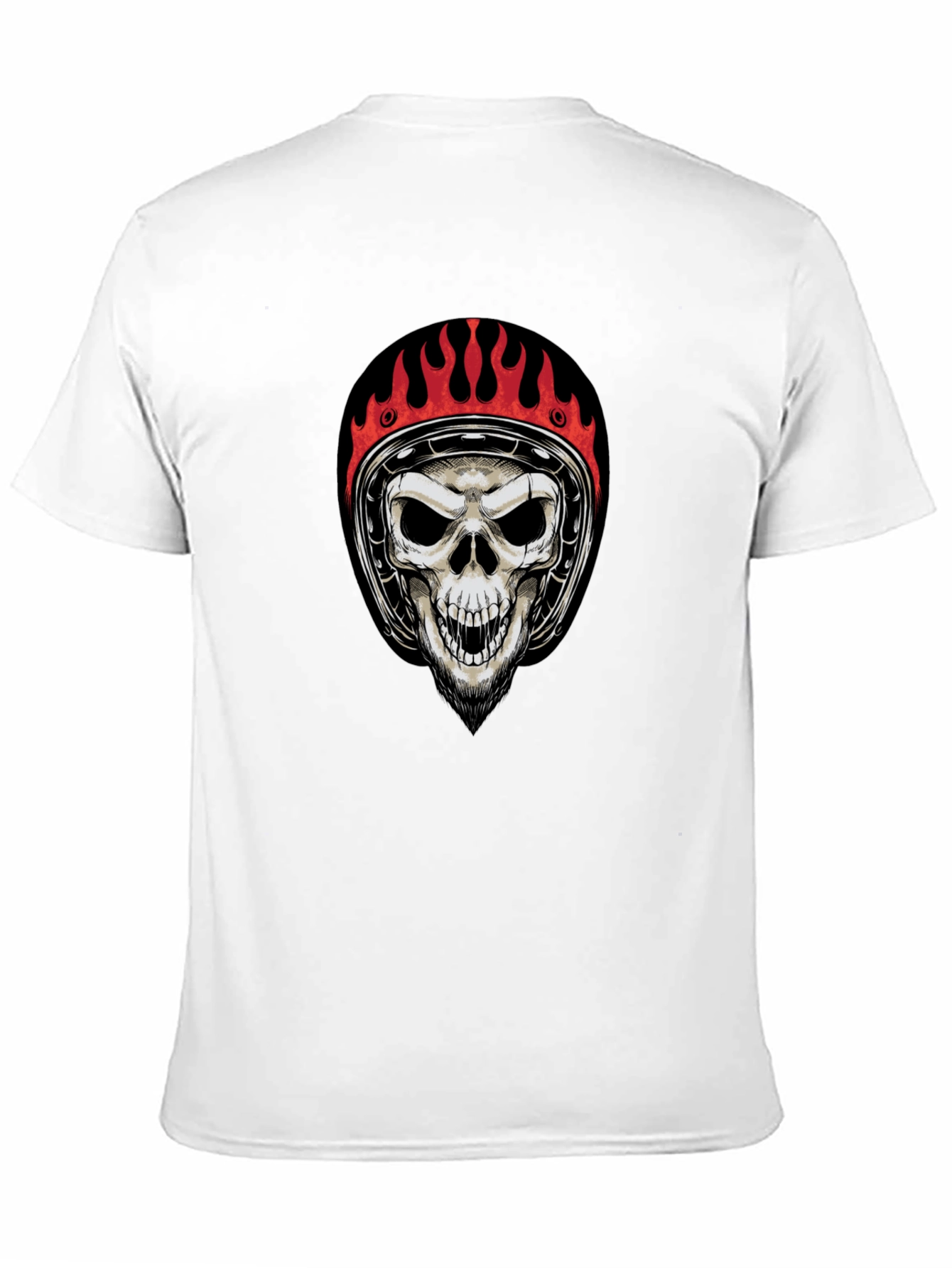 Skull Rider Graphic Tee - Black