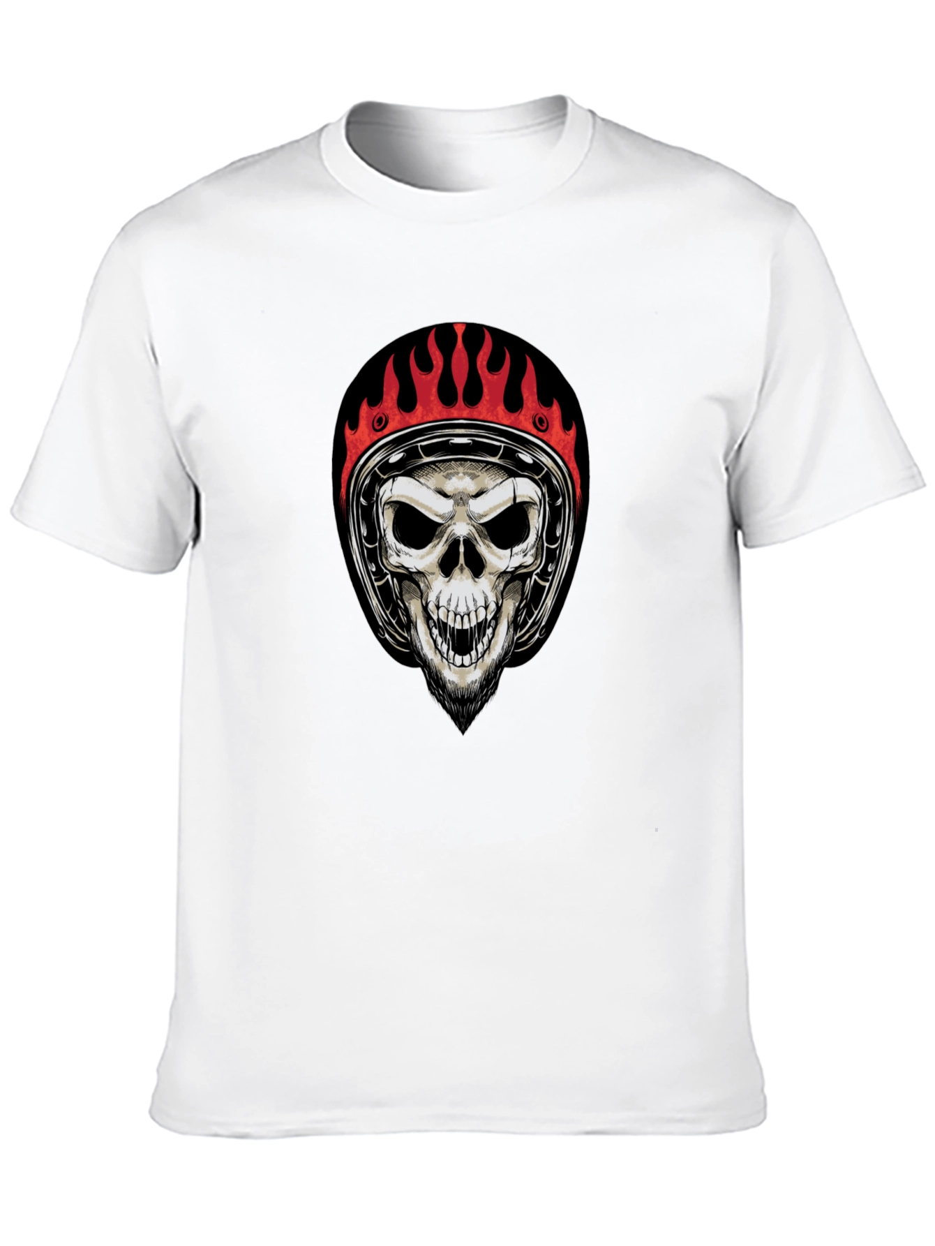 Skull Rider Graphic Tee - Black