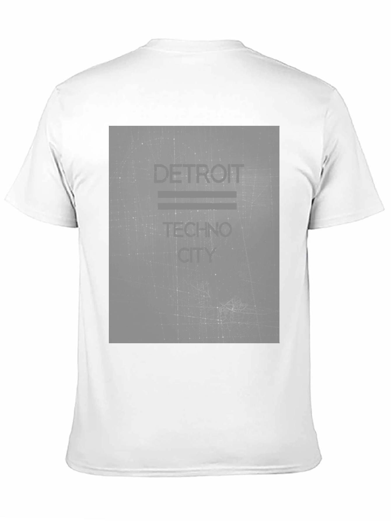 Detroit Techno City Black Graphic Tee