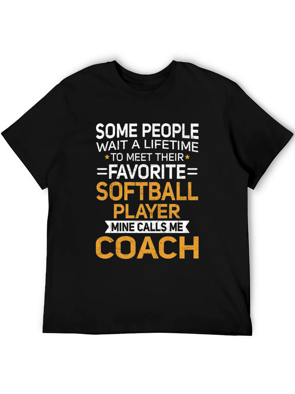 Softball Coach T-Shirt - Favorite Player