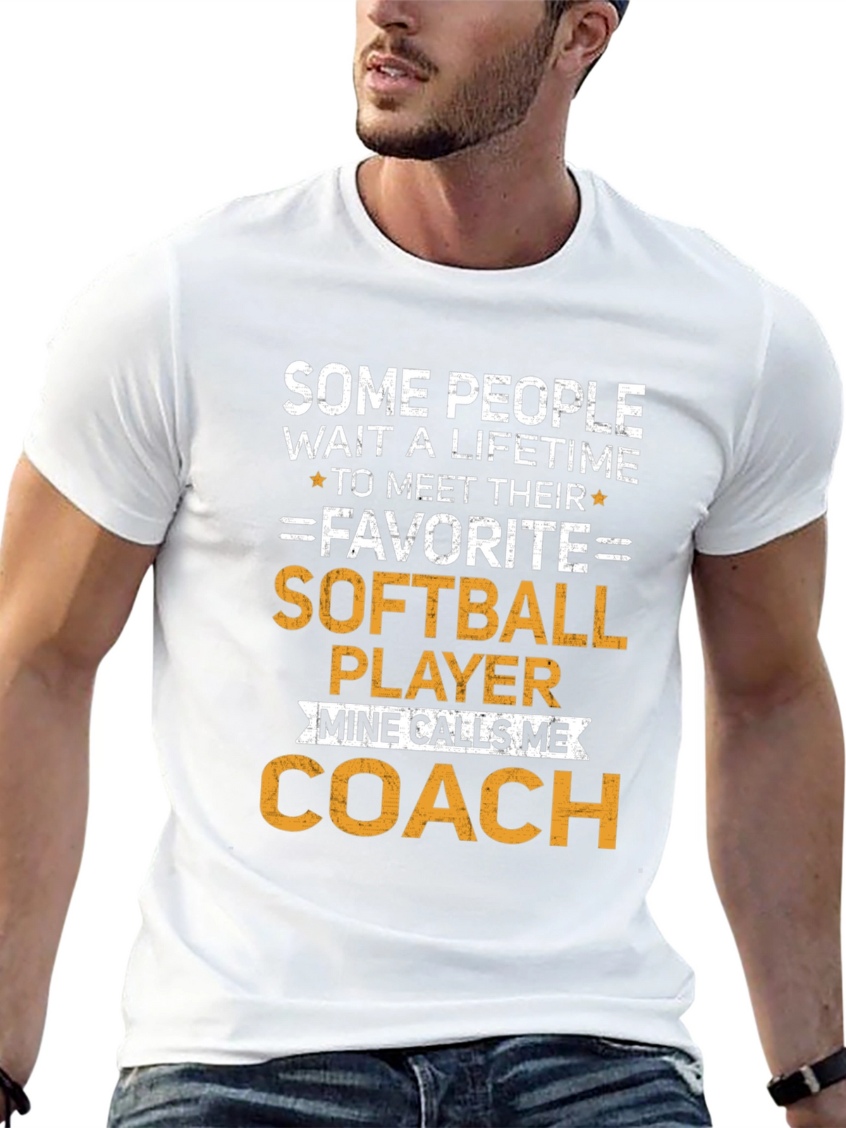 Softball Coach T-Shirt - Favorite Player