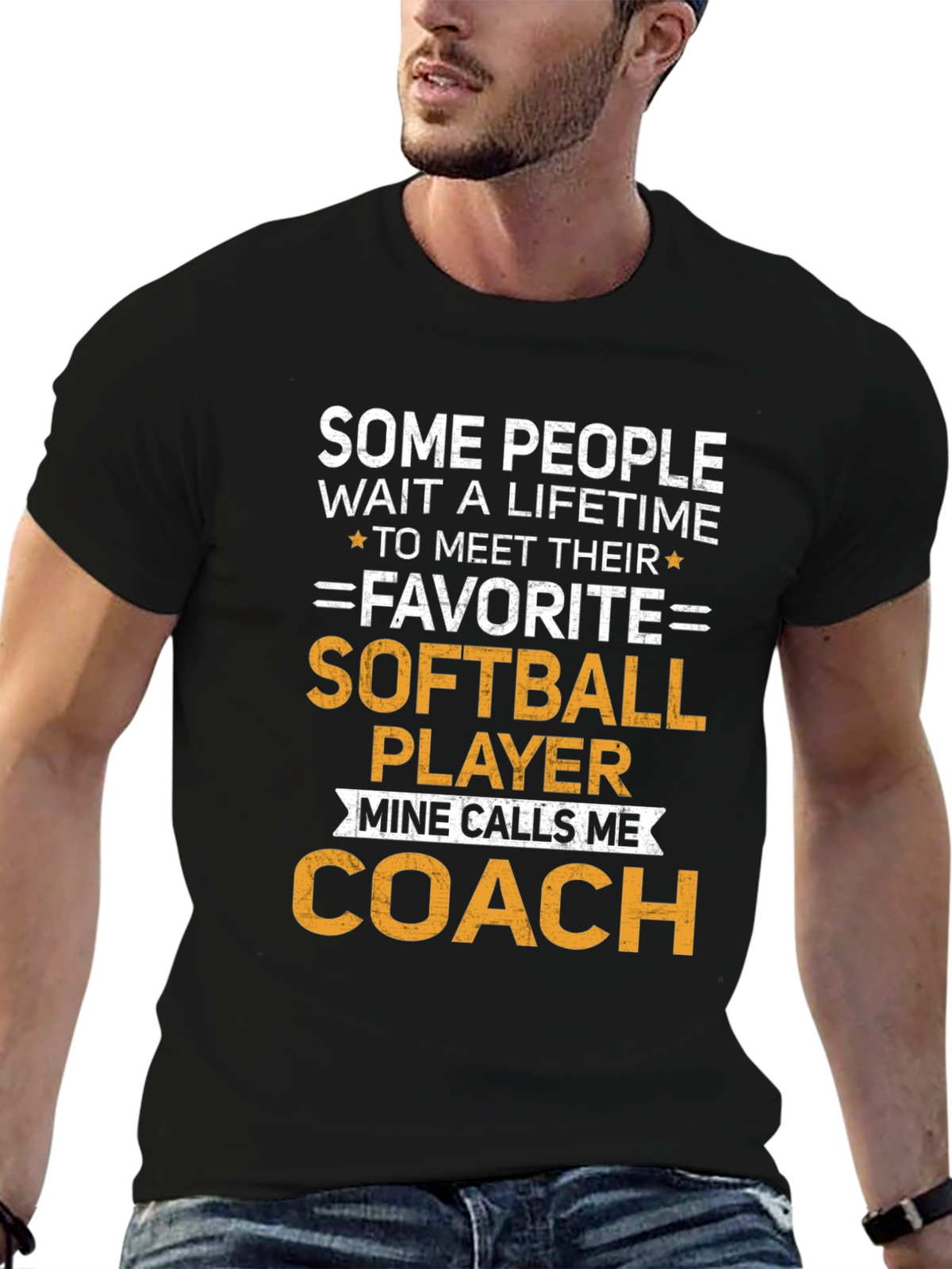 Softball Coach T-Shirt - Favorite Player