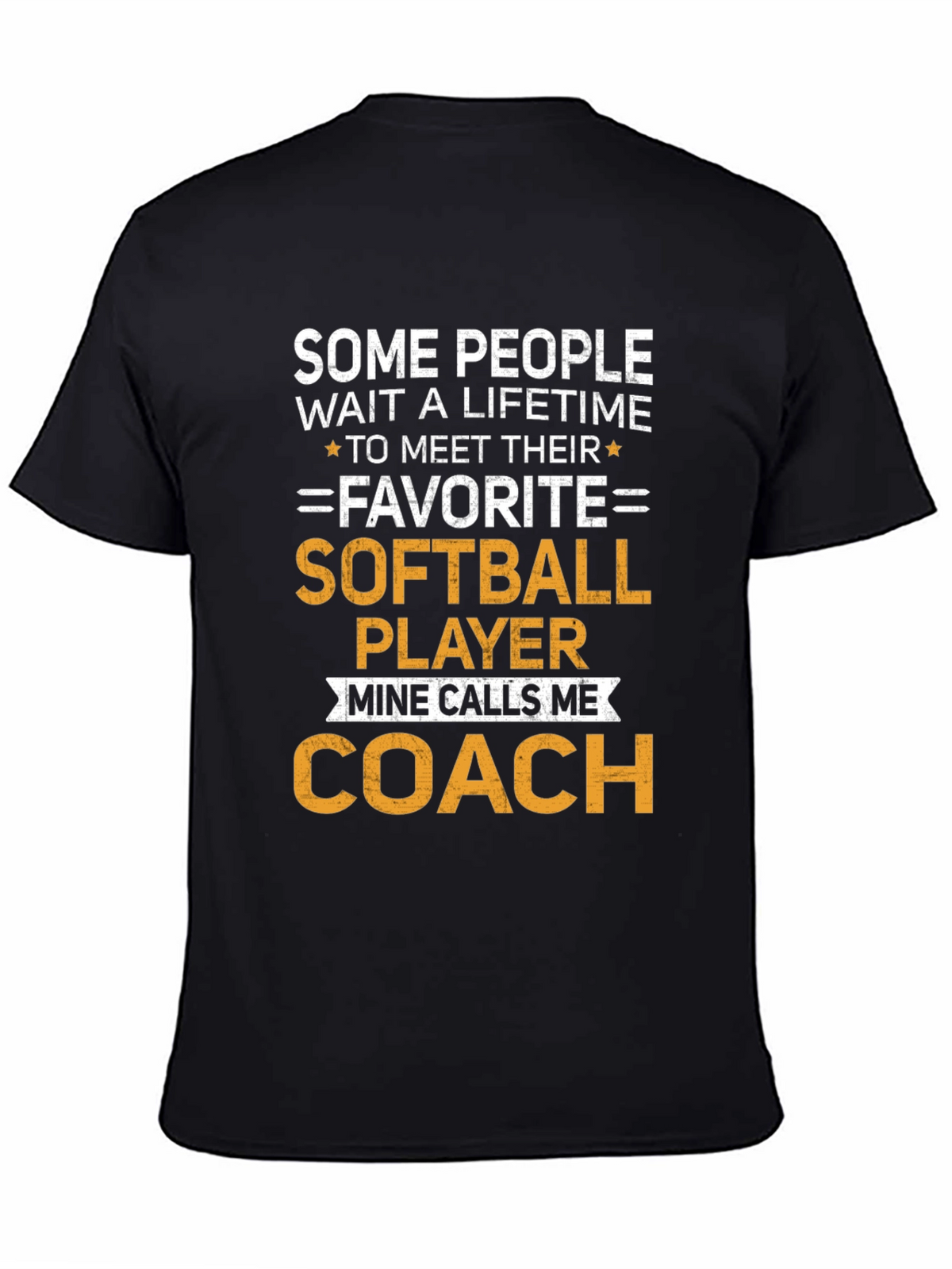 Softball Coach T-Shirt - Favorite Player