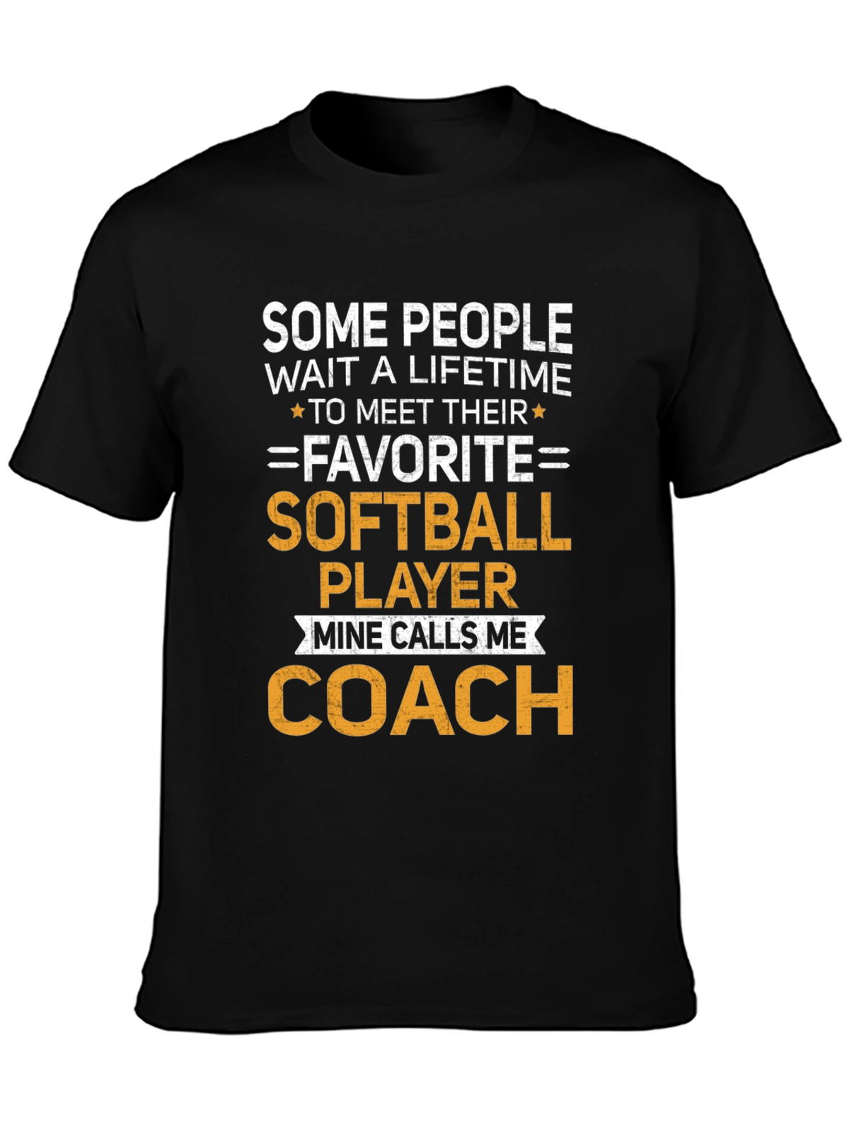 Softball Coach T-Shirt - Favorite Player